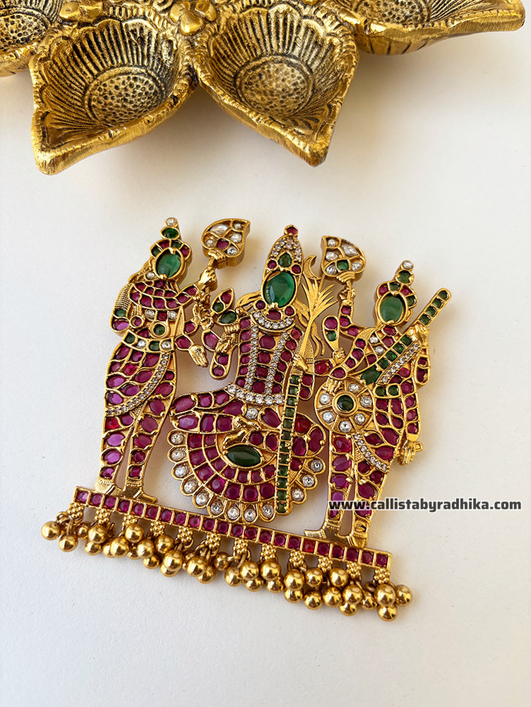 Image of Lakshmi Gold Polish Pendant (GPP-019)