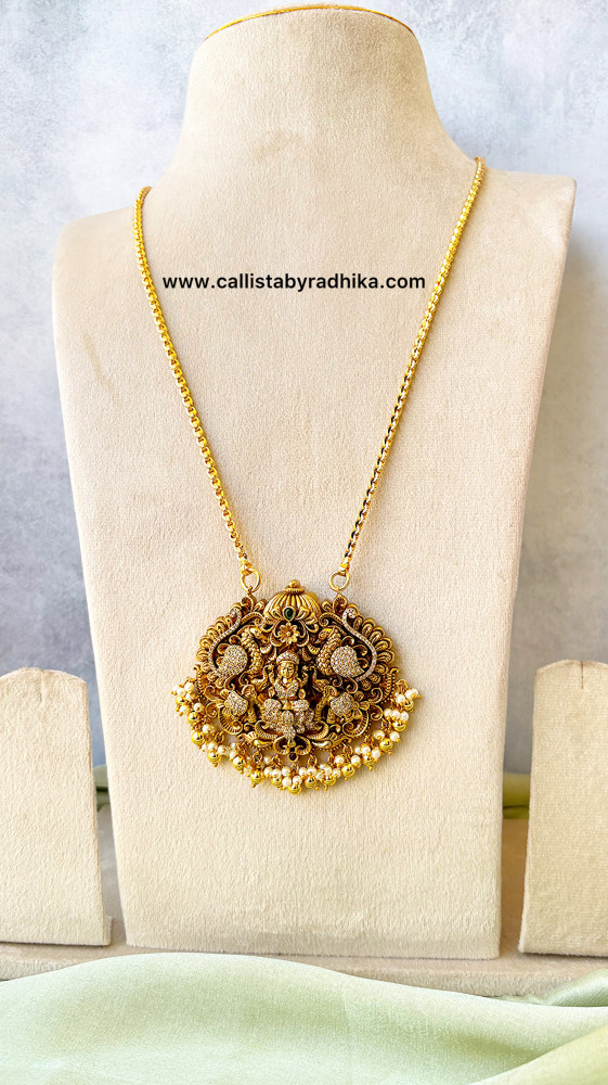 Image of Long Nakshi Chain Pendant