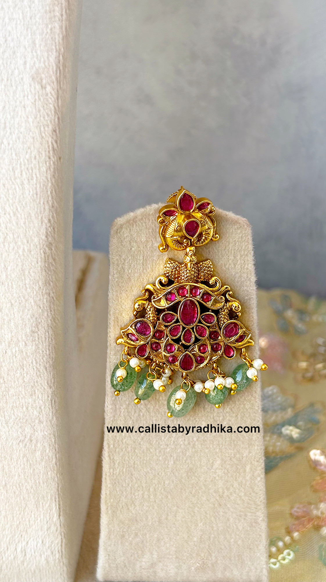 Ganesha Jadau Haaram Set