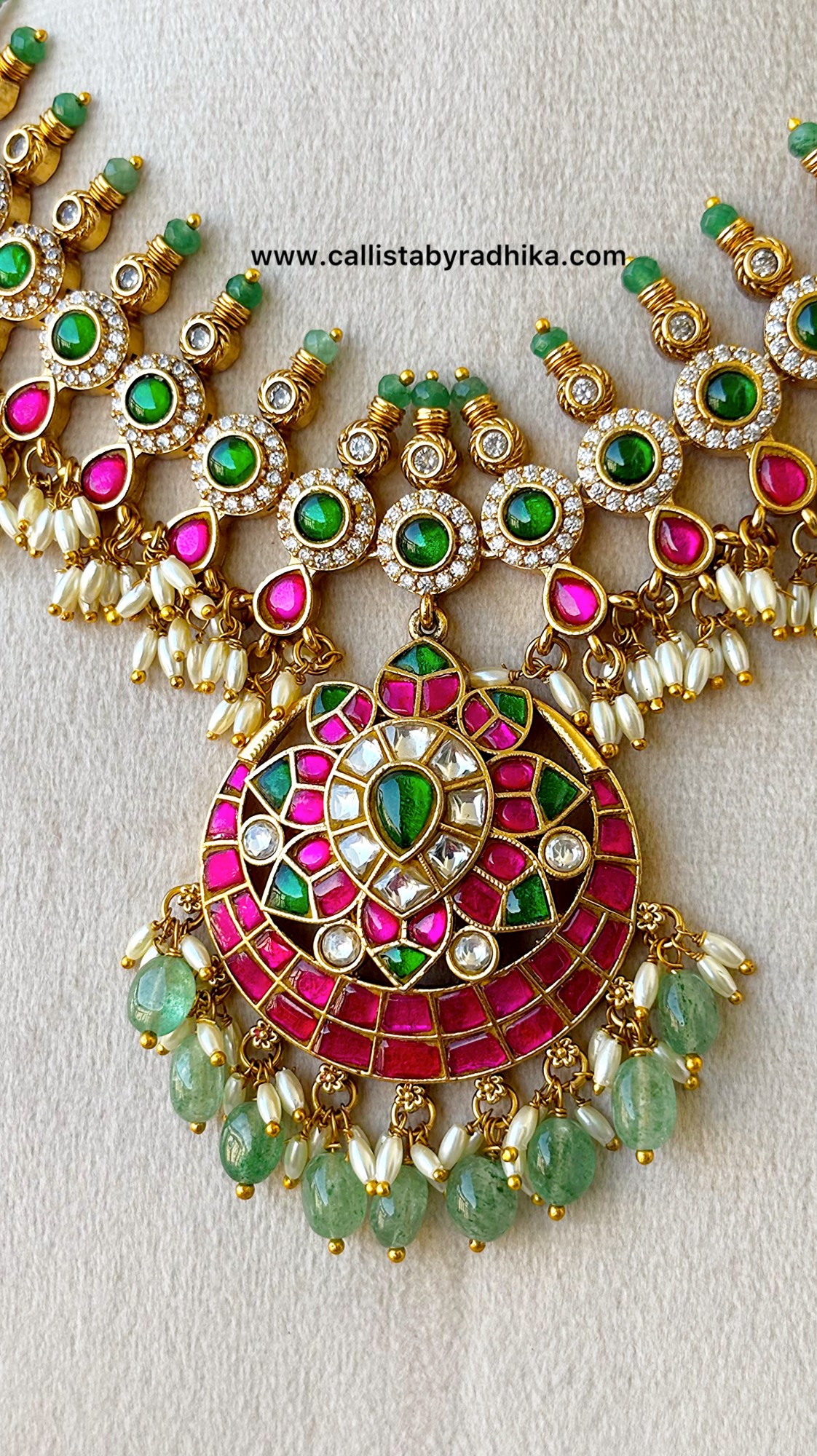 Jadau Necklace Set