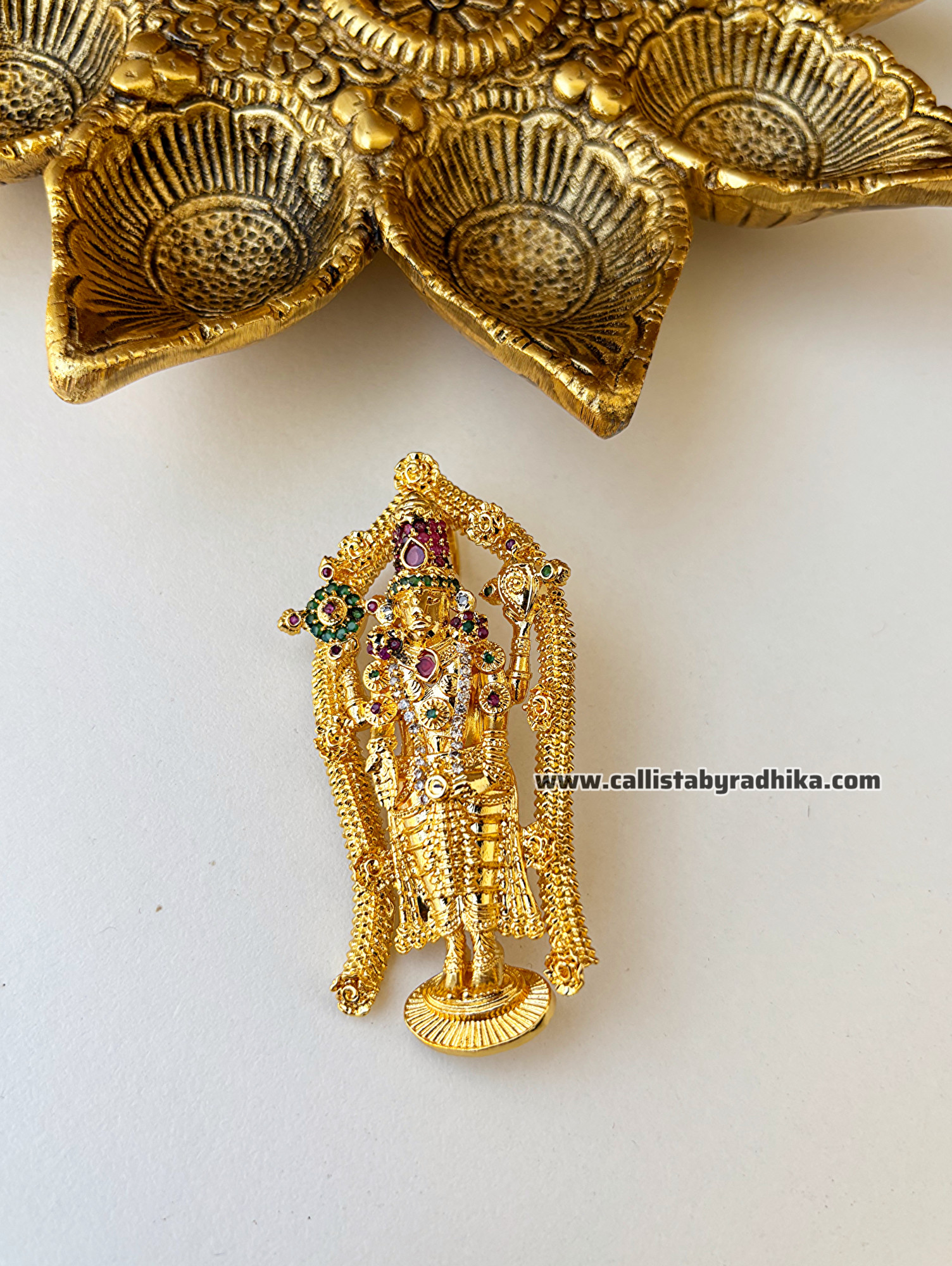 Perumal Gold Polish Pendant (GPP-015)