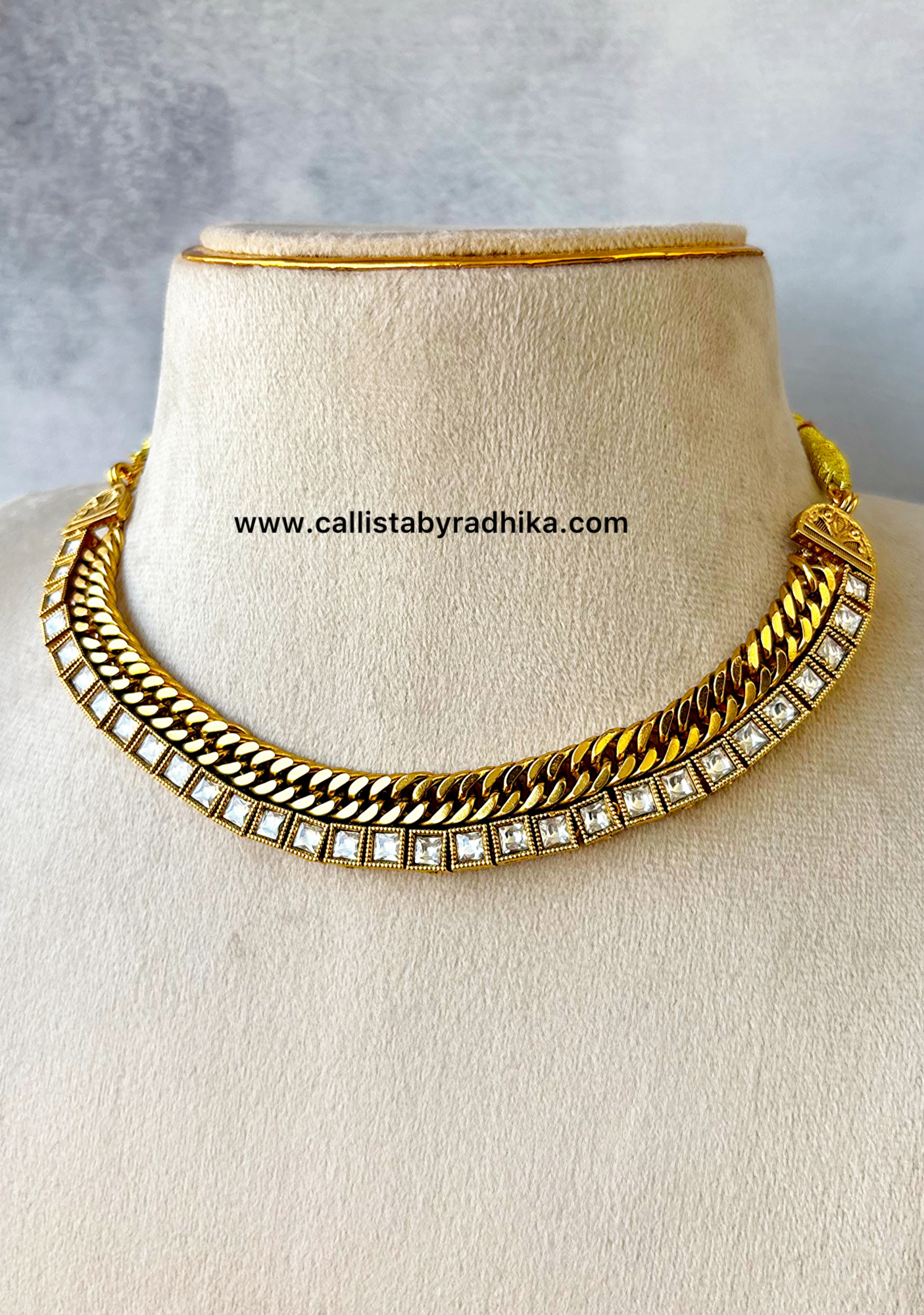Jadau Jalebi Necklace