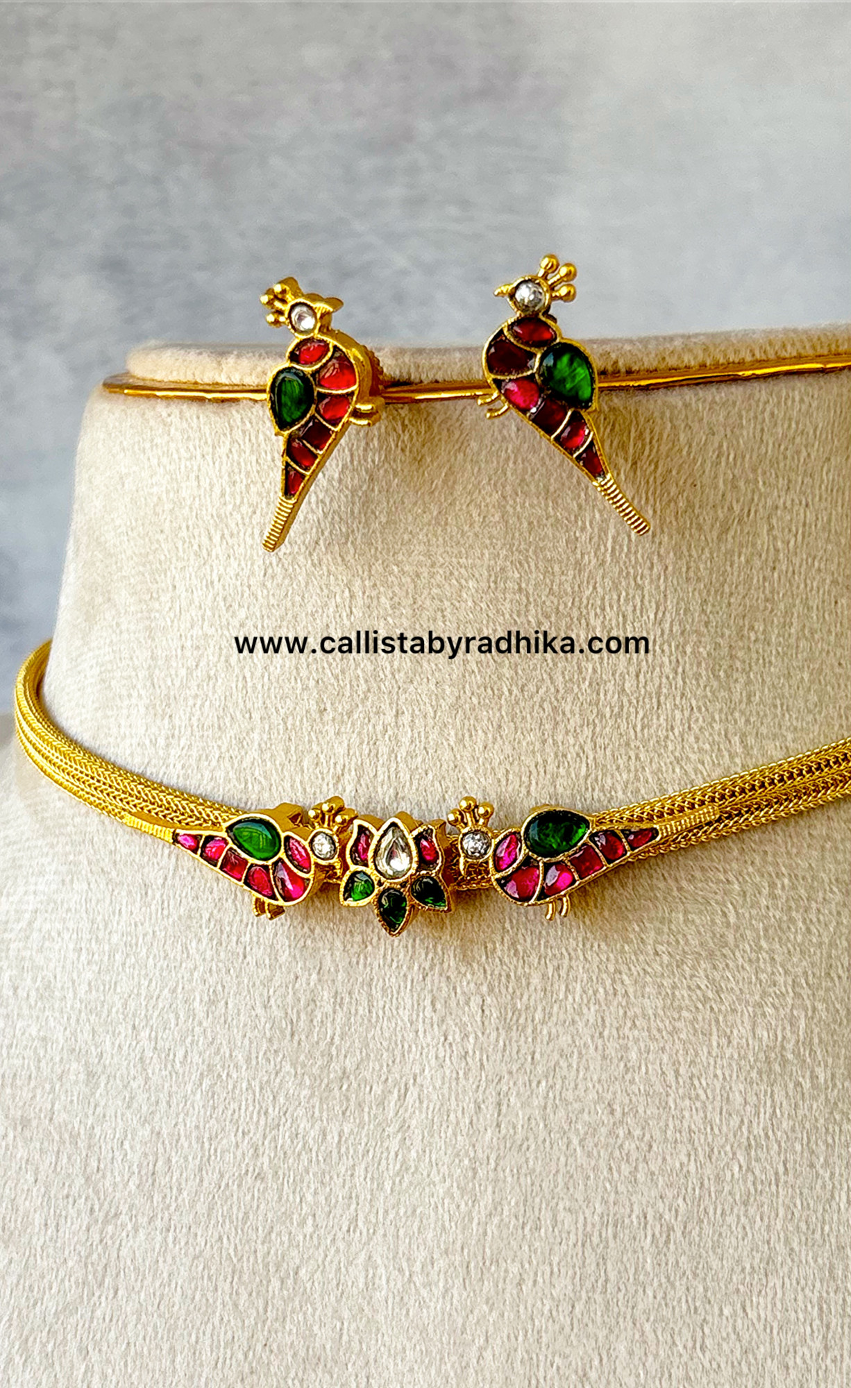 Jadau Bird Choker