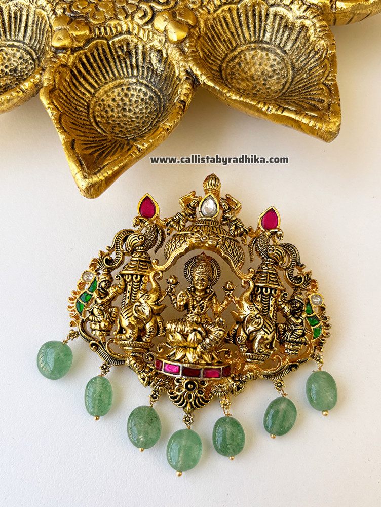 Image of Lakshmi Gold Polish Pendant (GPP-013)