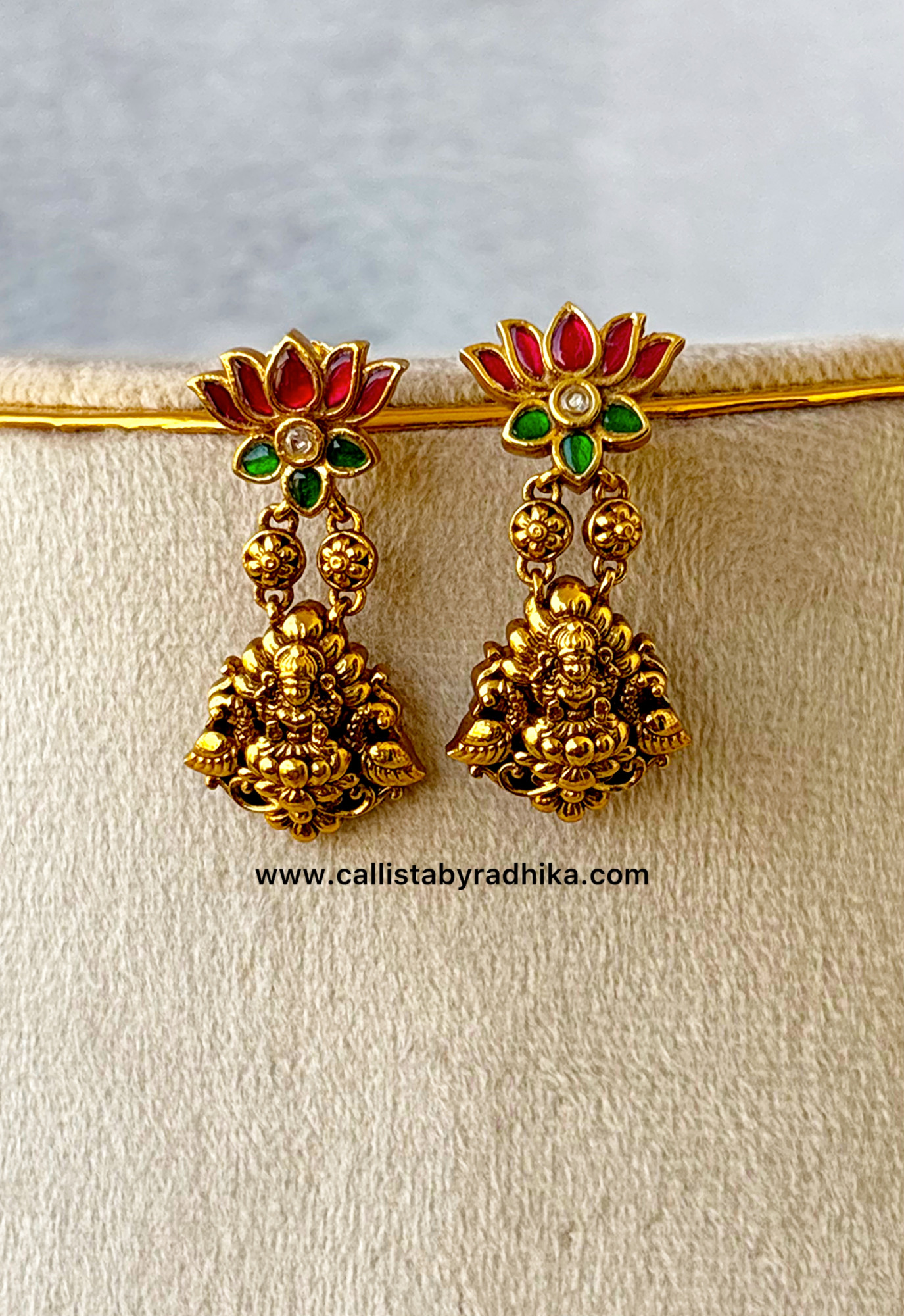 Jadau Lotus Necklace