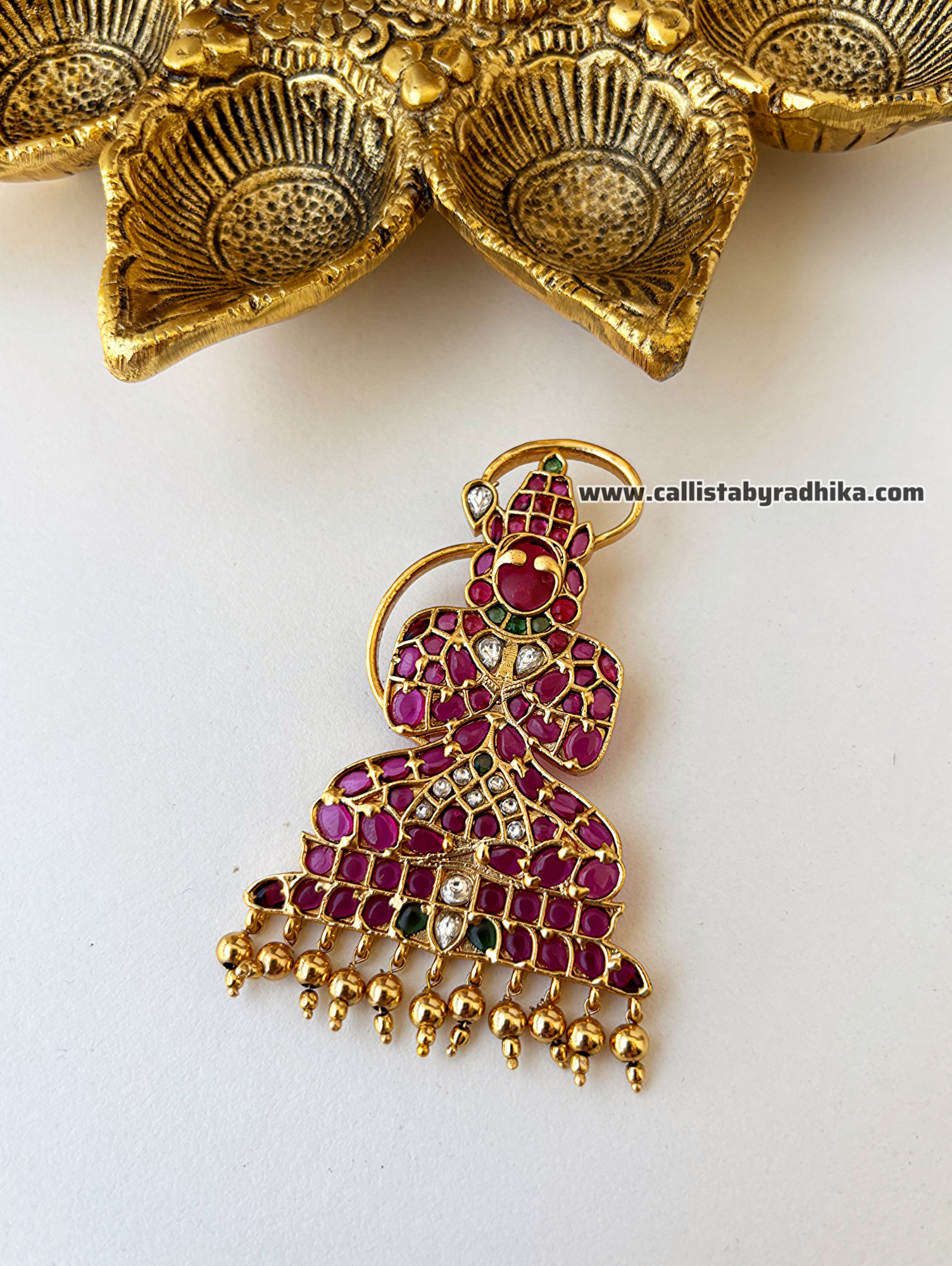 Hanuman Gold Polish Pendant (GPP-007)