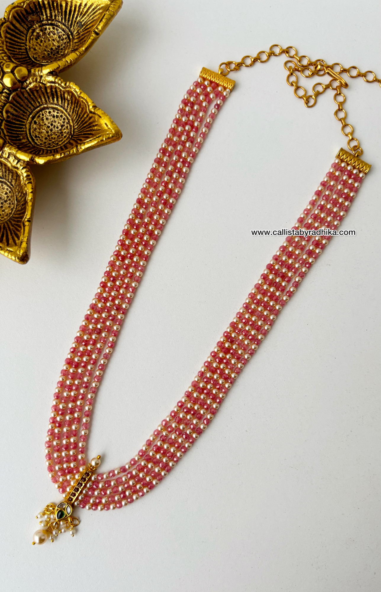 Swaroski Pendant Haaram