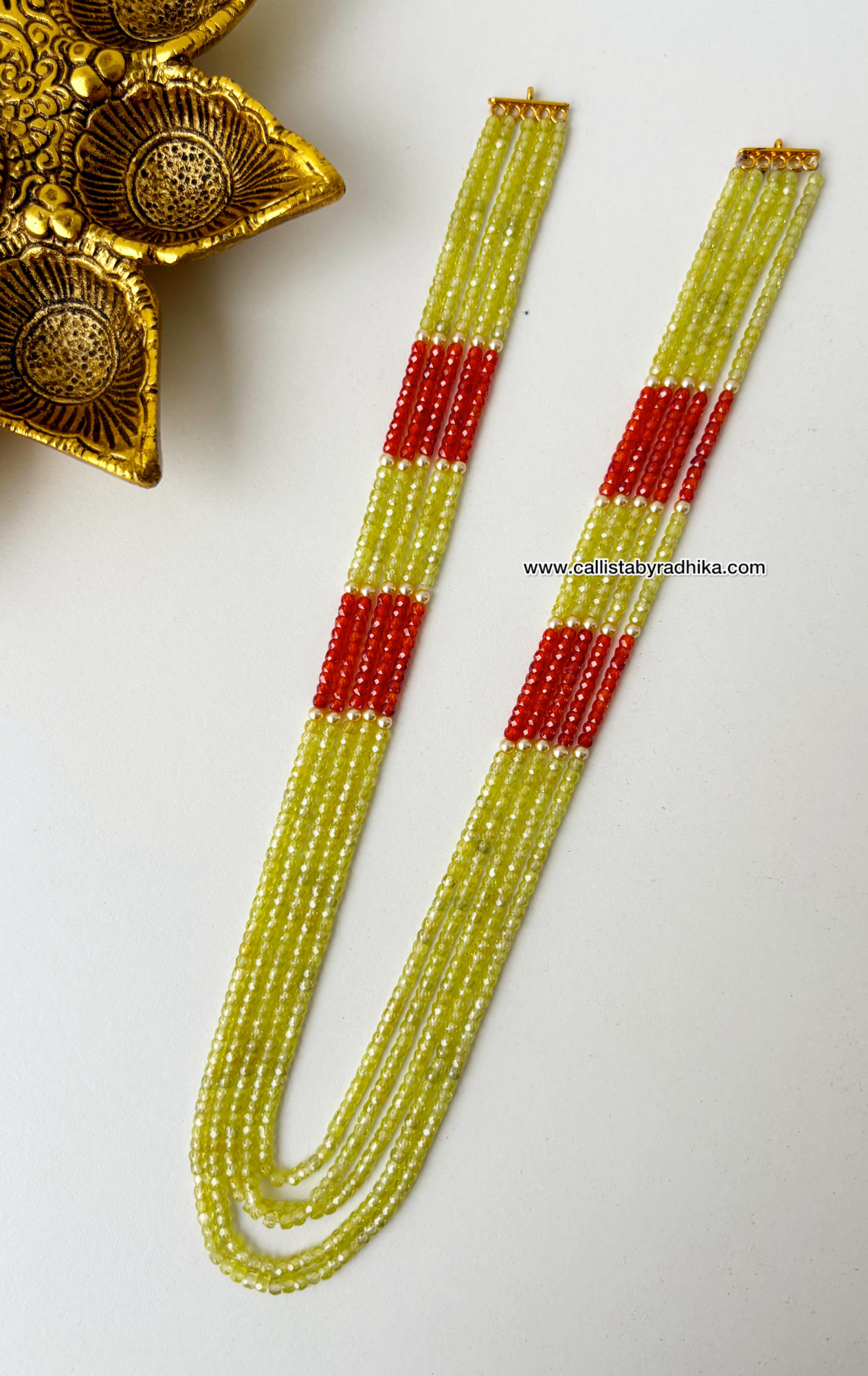 Swaroski Dual-Color Haaram
