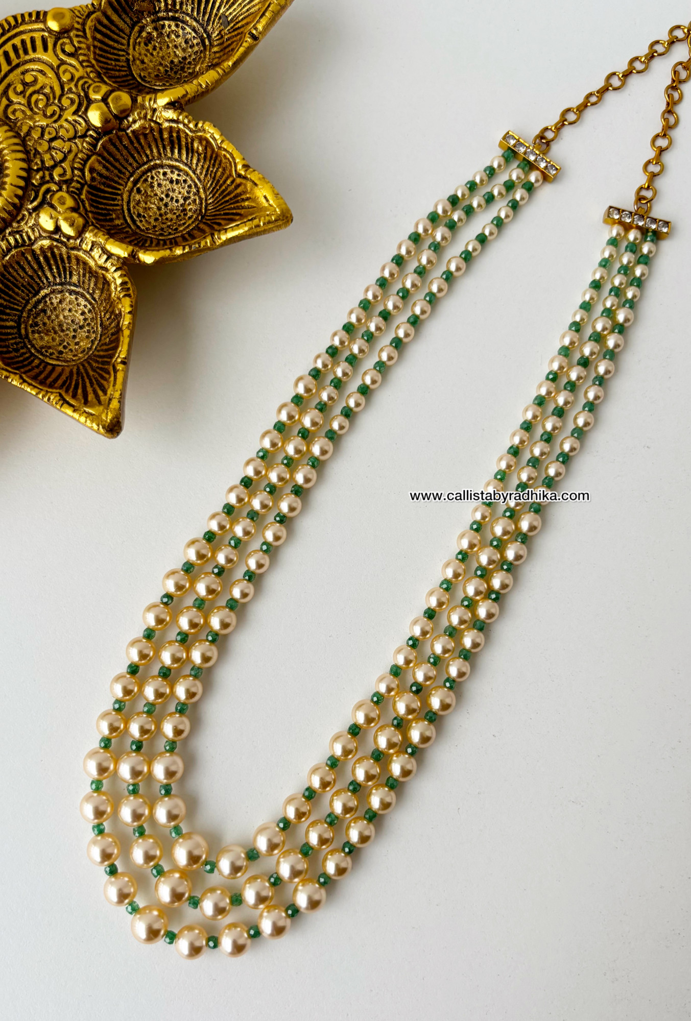Swaroski Pearl Haaram