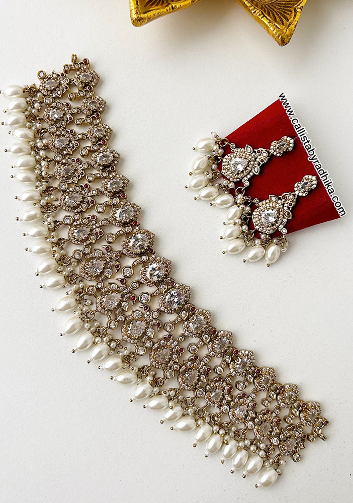 Image of Bridal Stone Choker