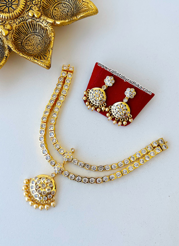 Image of 2 Layer White Stone Attigai