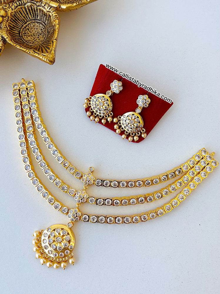 Image of 3 Layer White Stone Attigai
