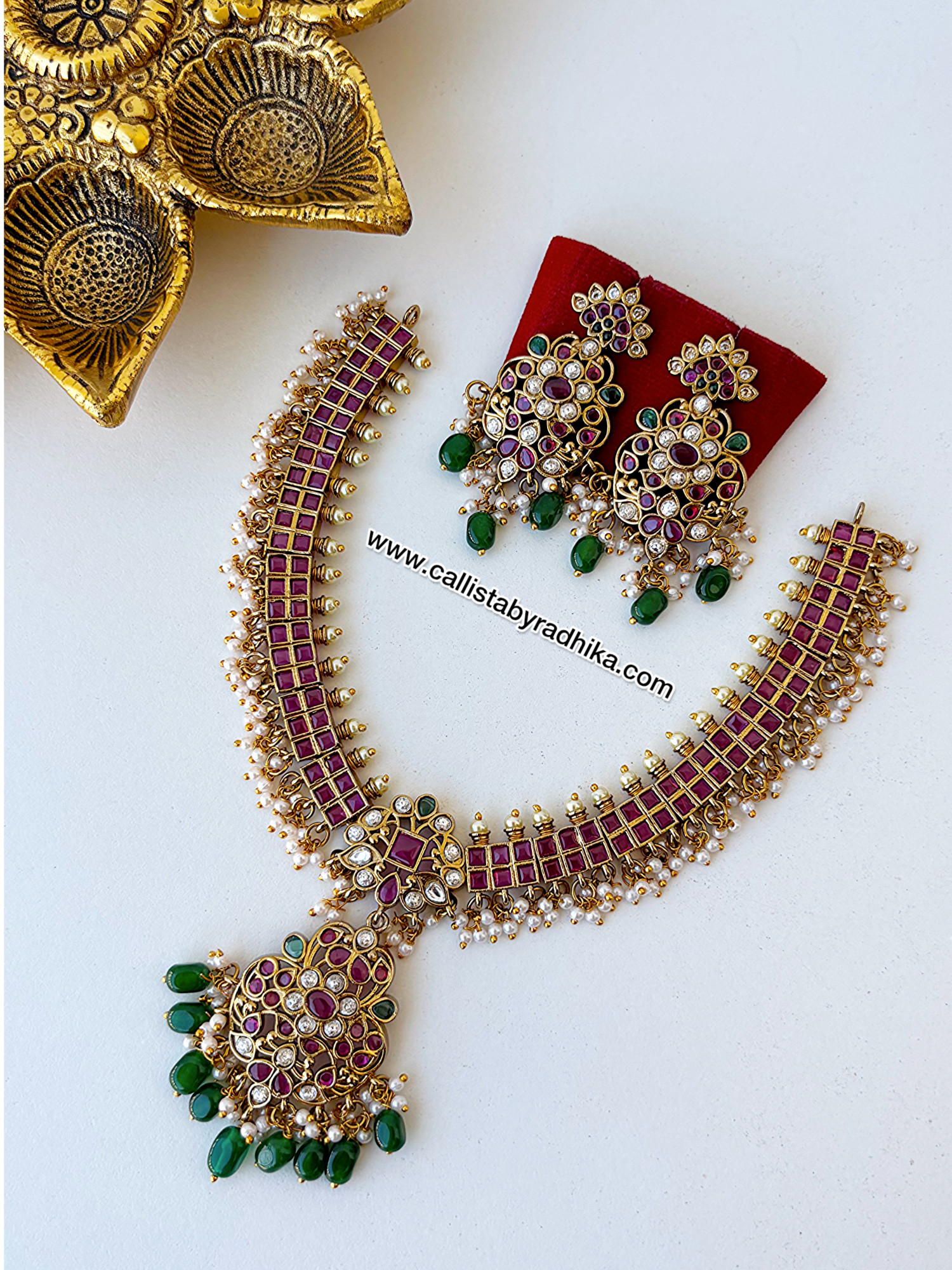 Jadau Replica Neckpiece
