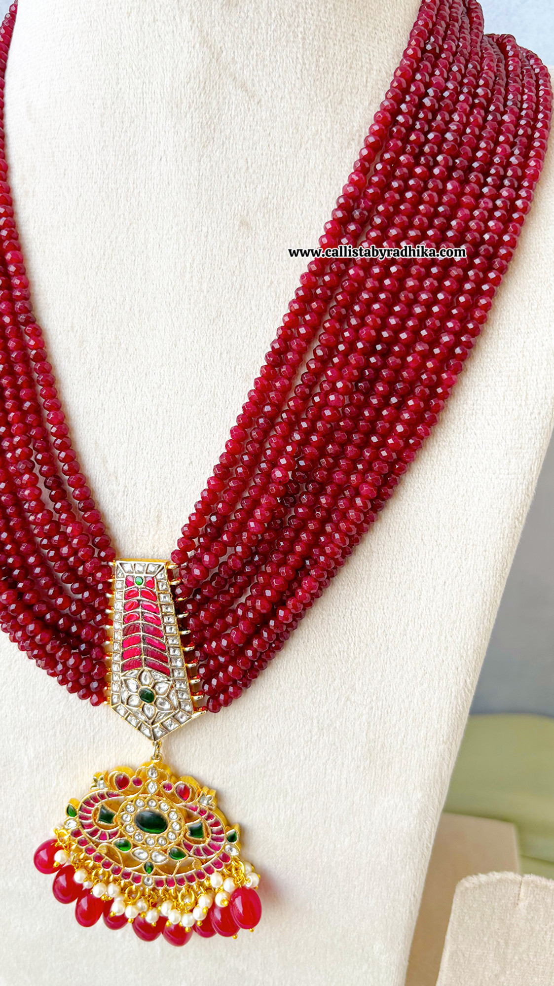 Ruby Onyx Jadau Haaram
