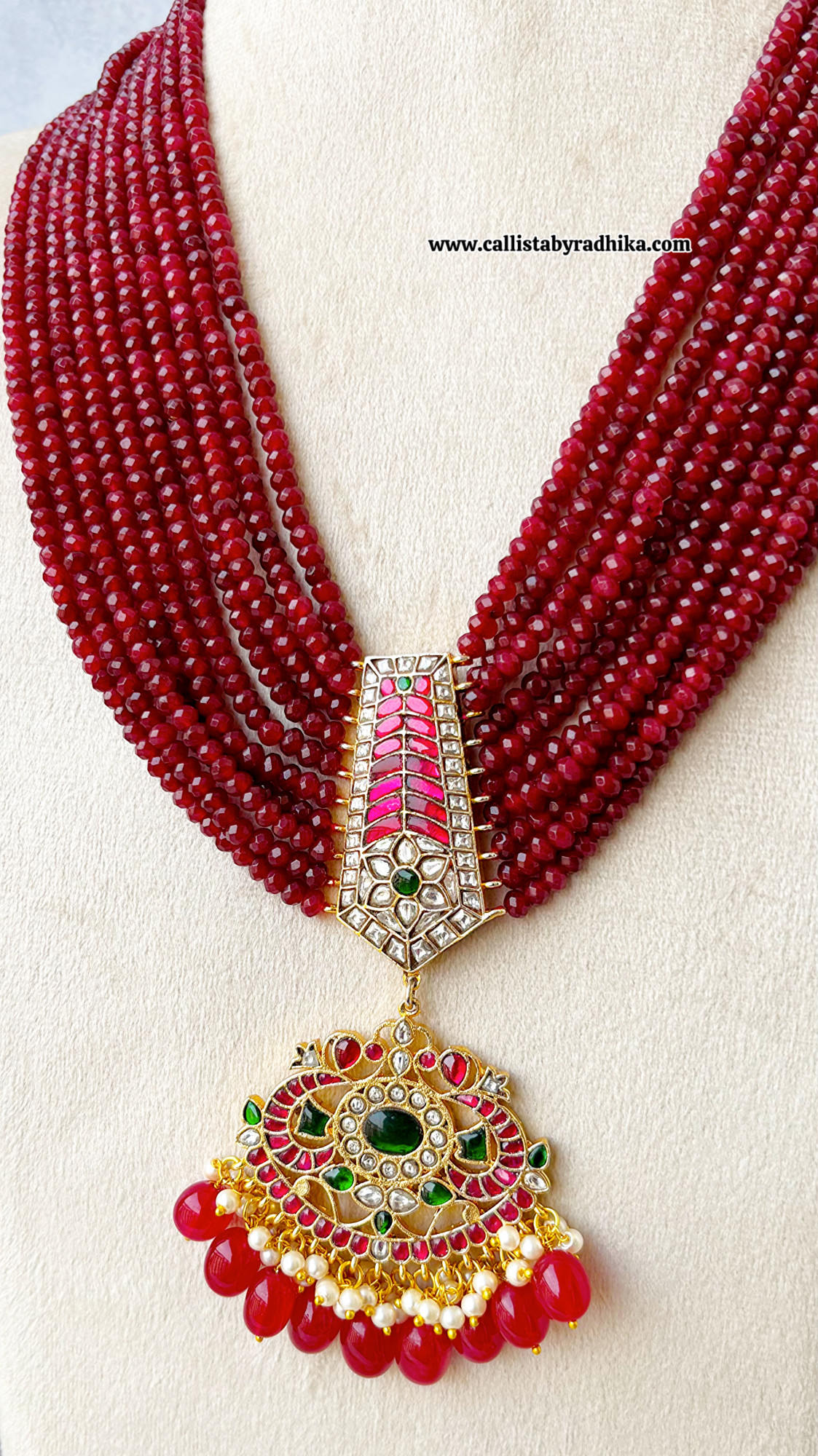 Ruby Onyx Jadau Haaram