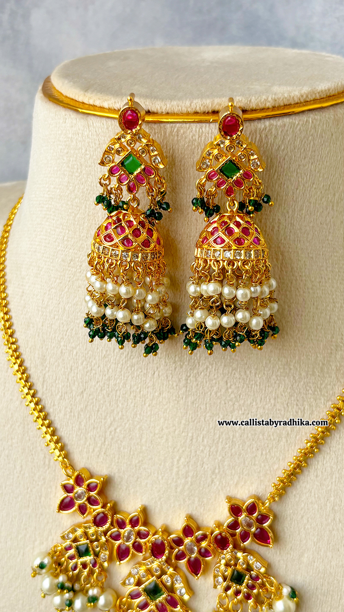 Kemp Stone Attigai Neclace