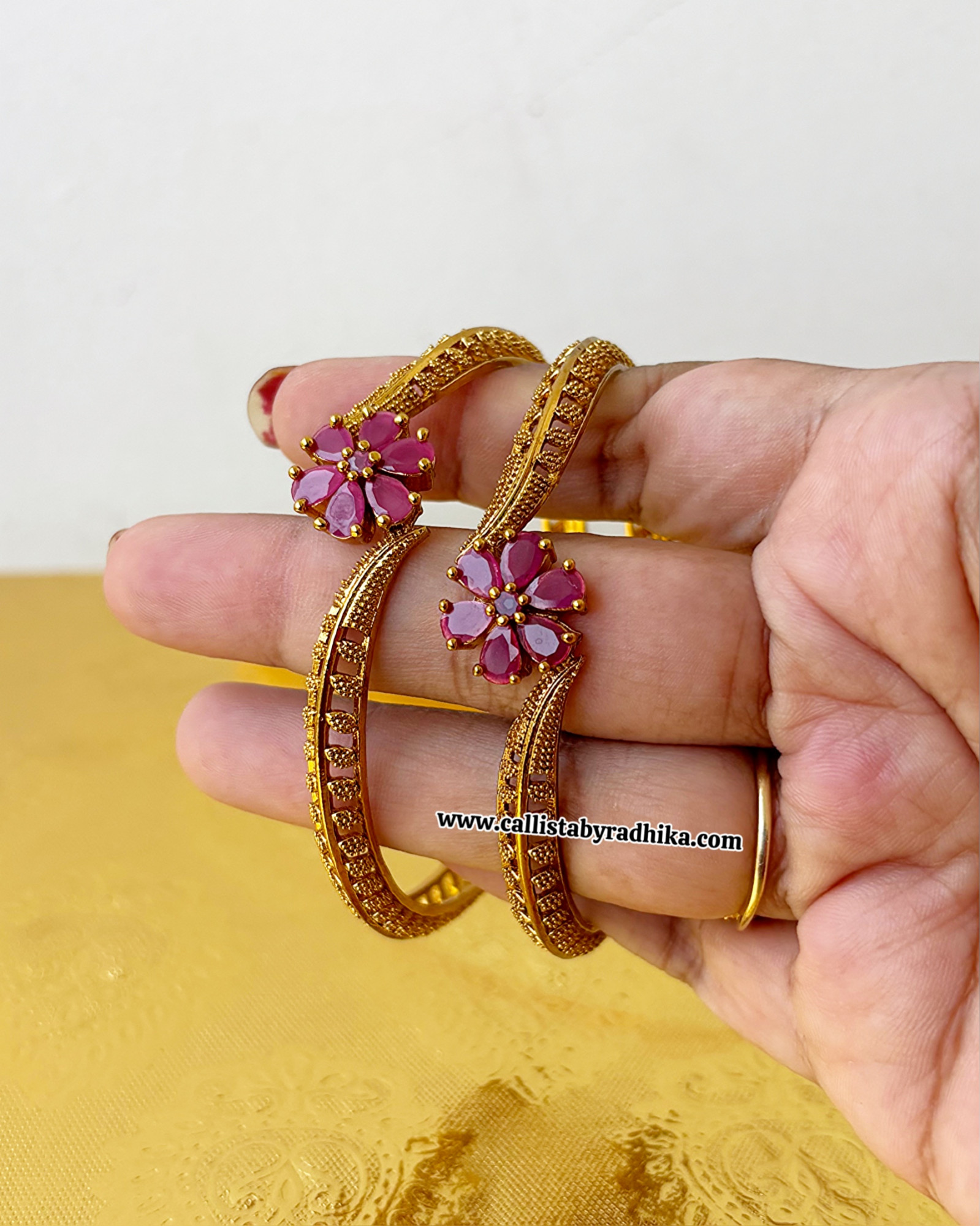 Gold Polish Bangle