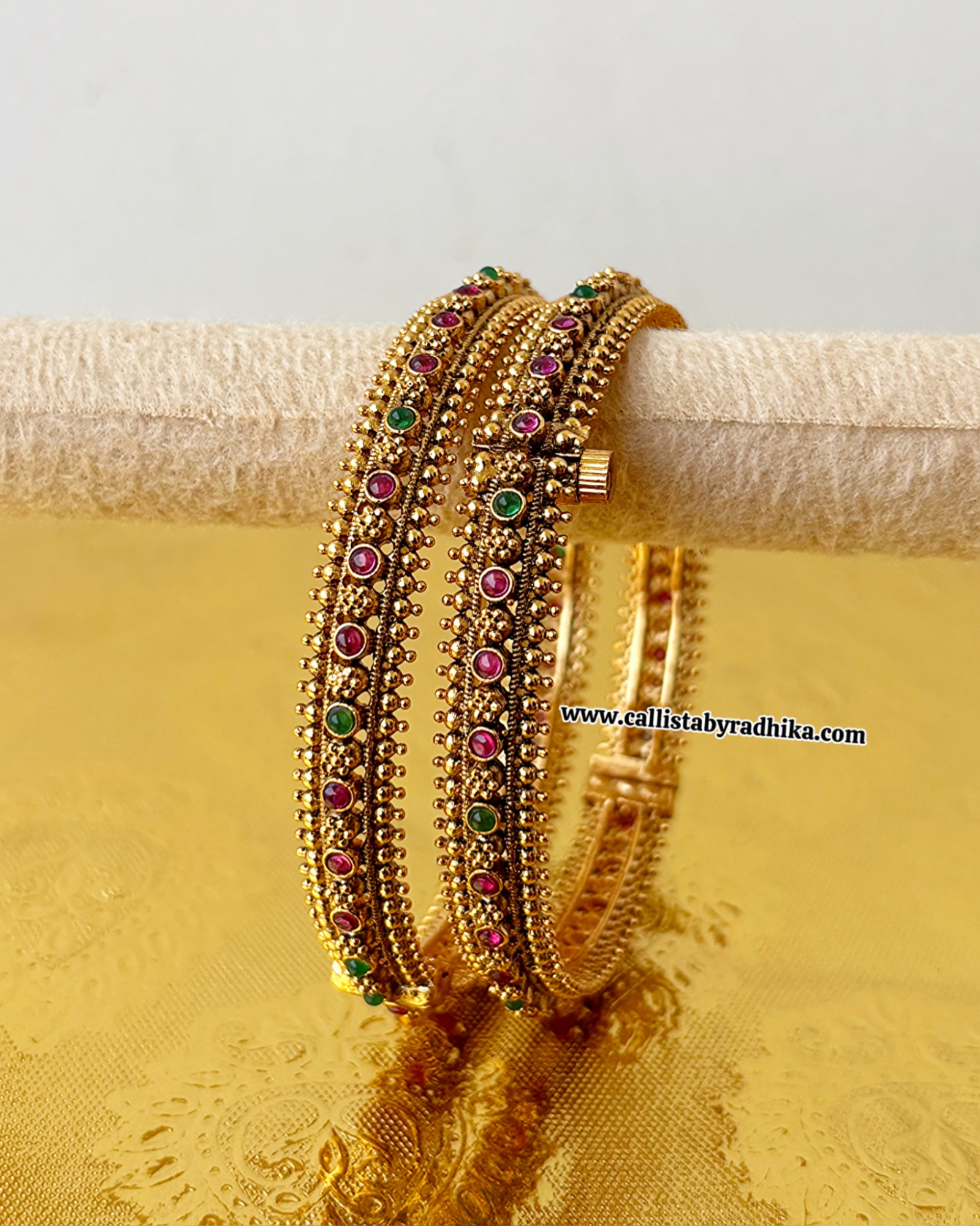 Copper Gold Polish Bangle