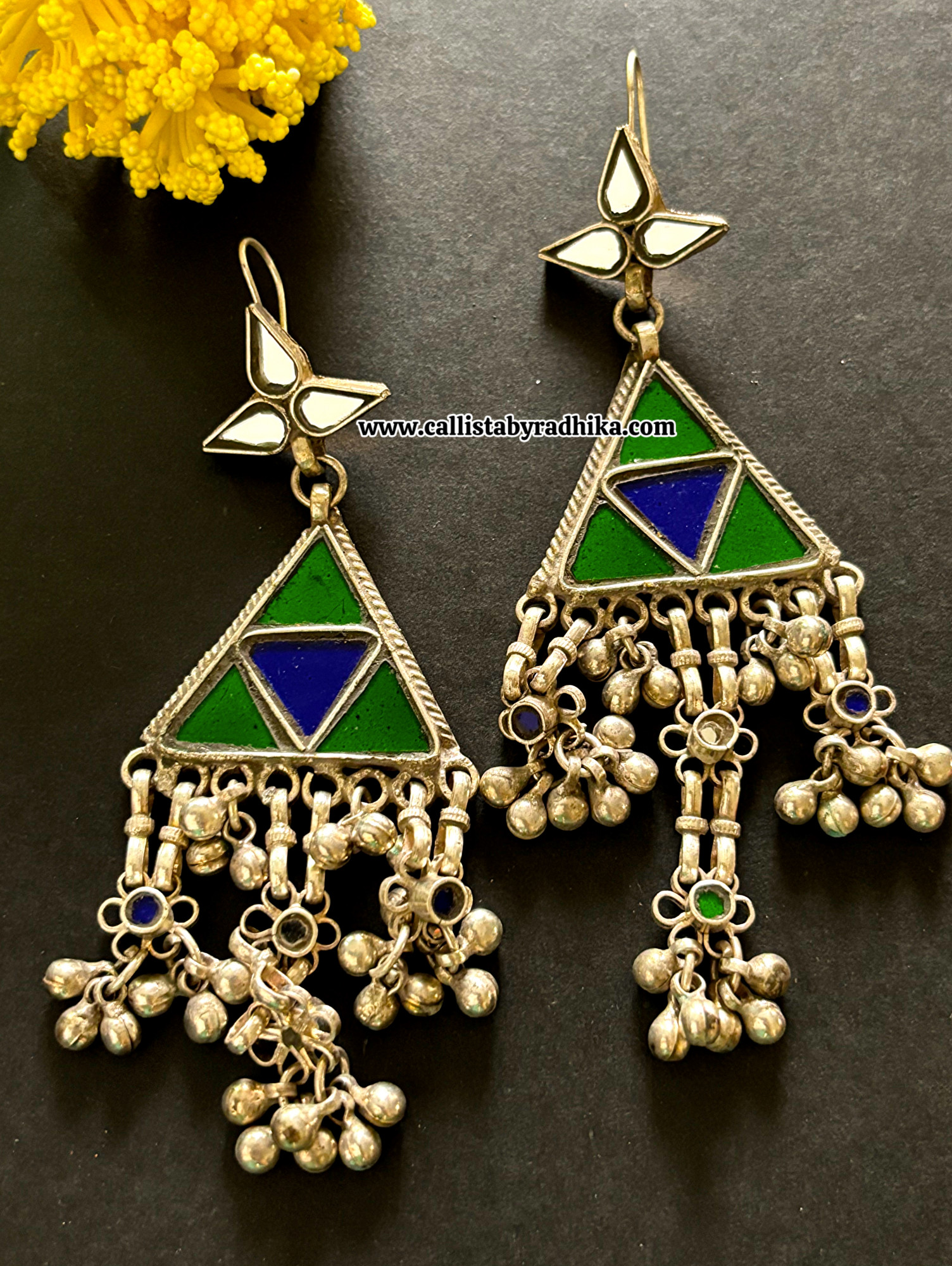 Real Glass Earrings