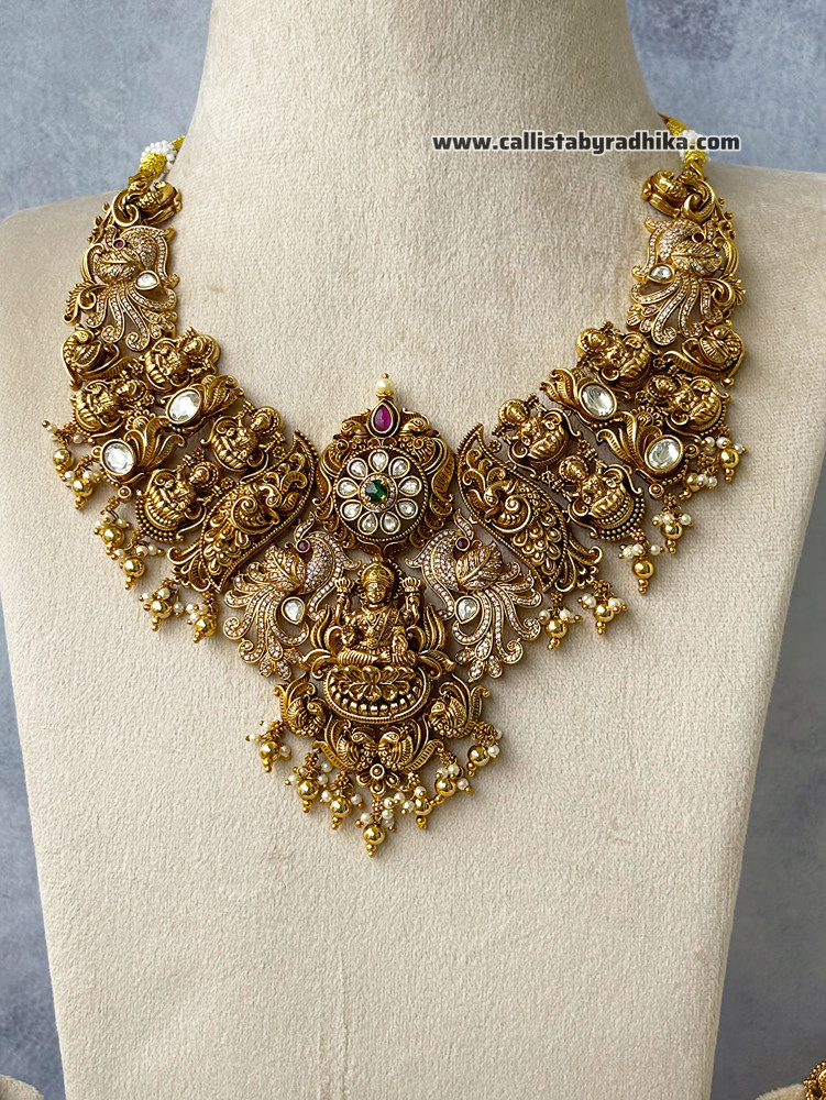Image of Jadau Nakshi Bridal Neckpiece