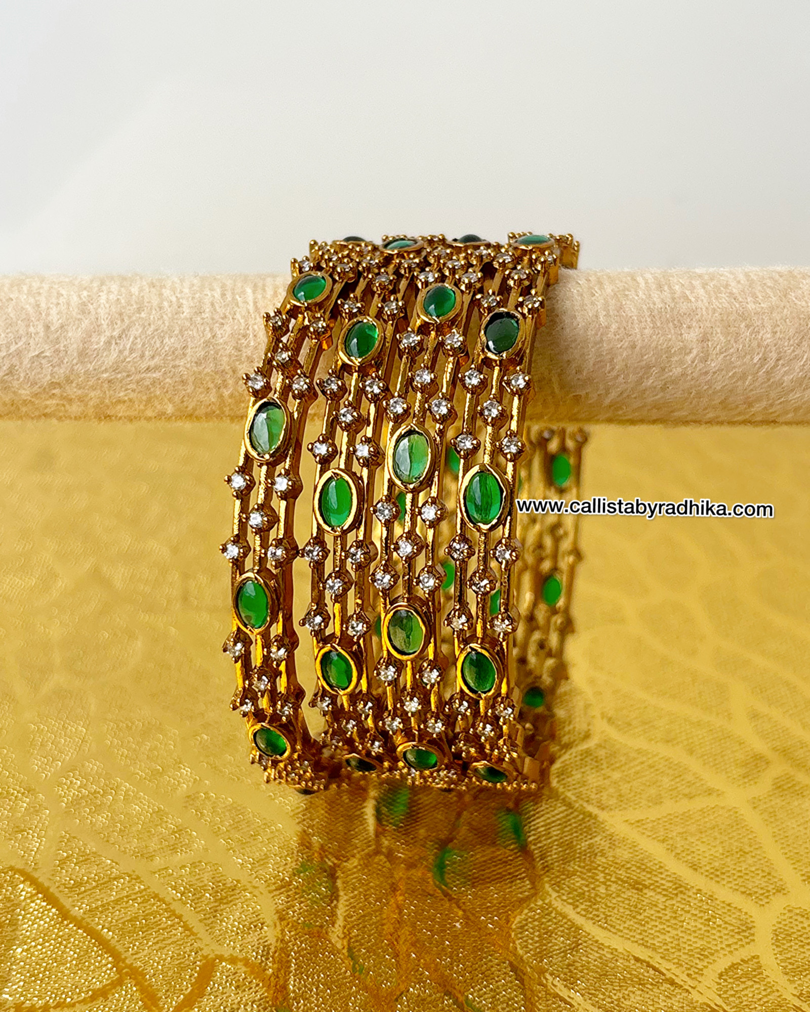 Green Stone Bangle