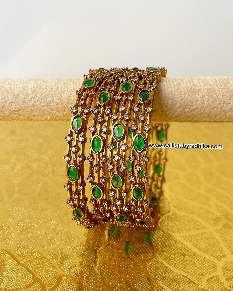 Image of Green Stone Bangle