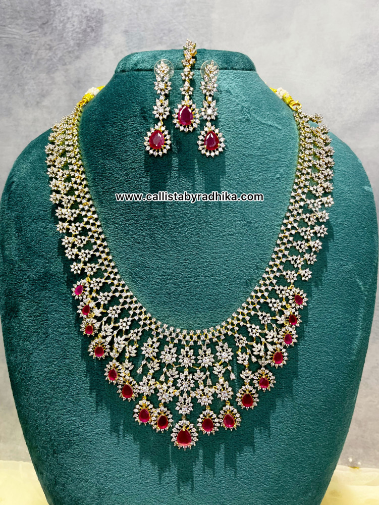 Image of Ruby Stone Long Haaram