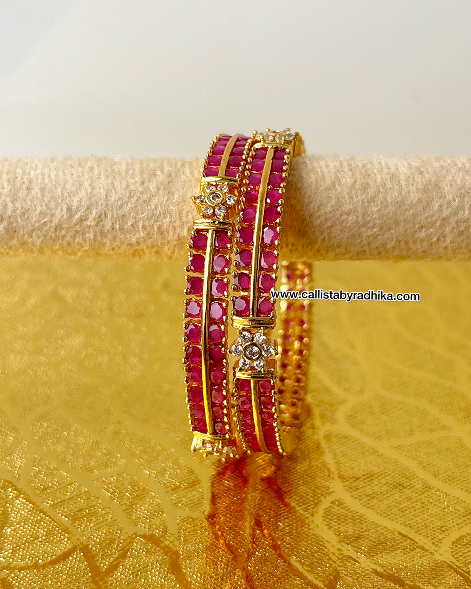 Ruby Stone Bangle
