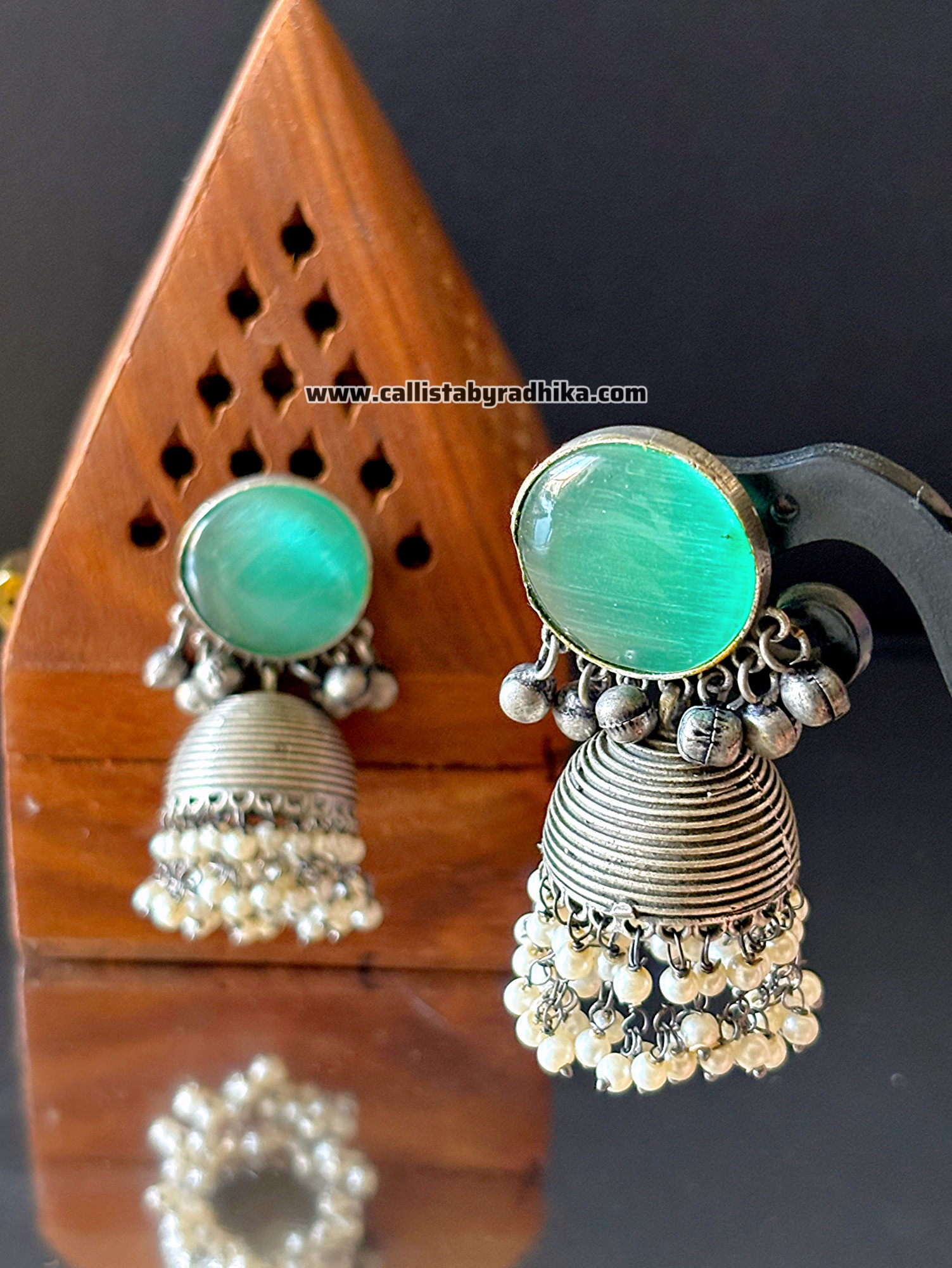 Silver Replica Jhumka