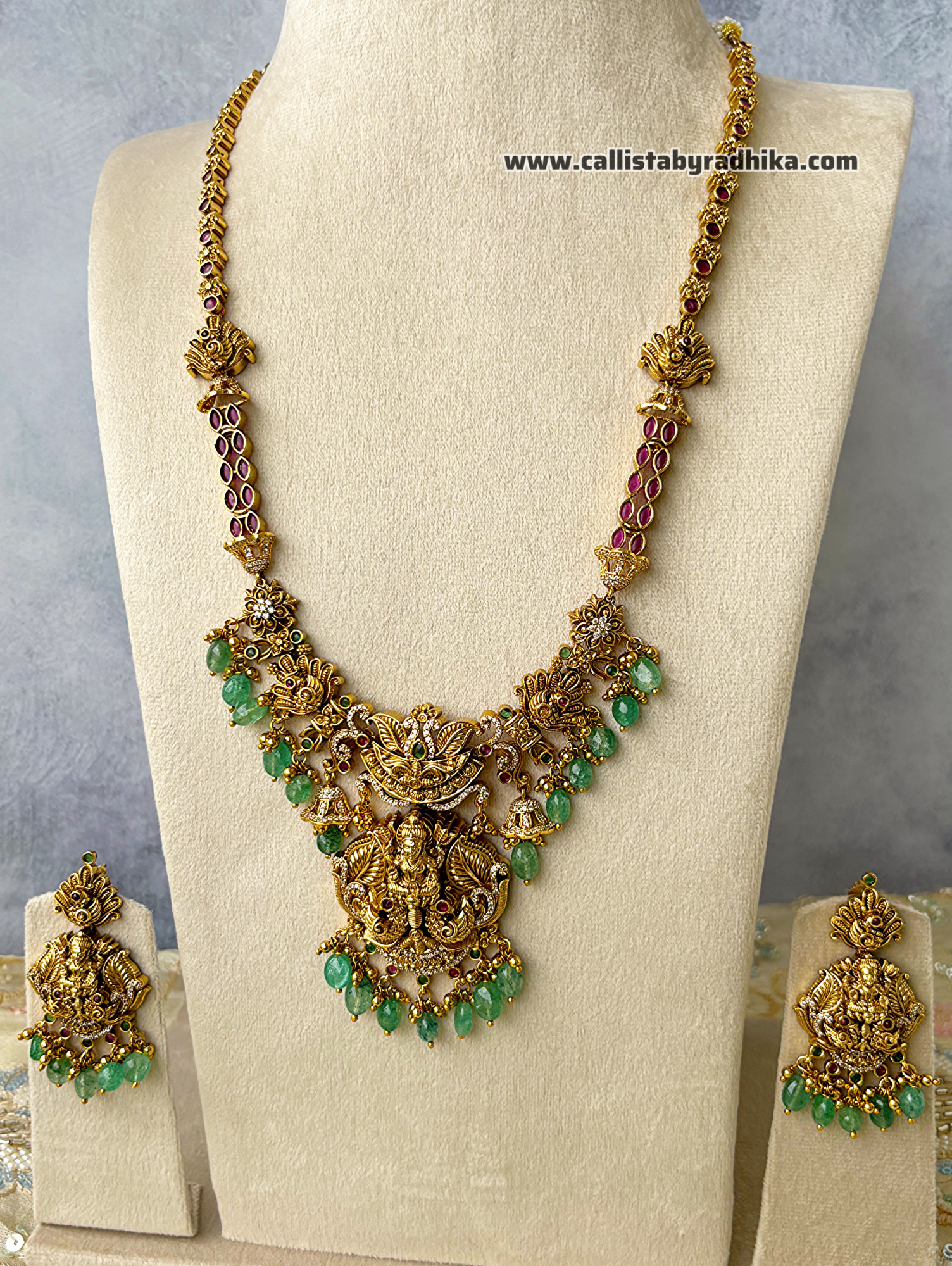 Jadau Nakshi Bridal Neckpiece