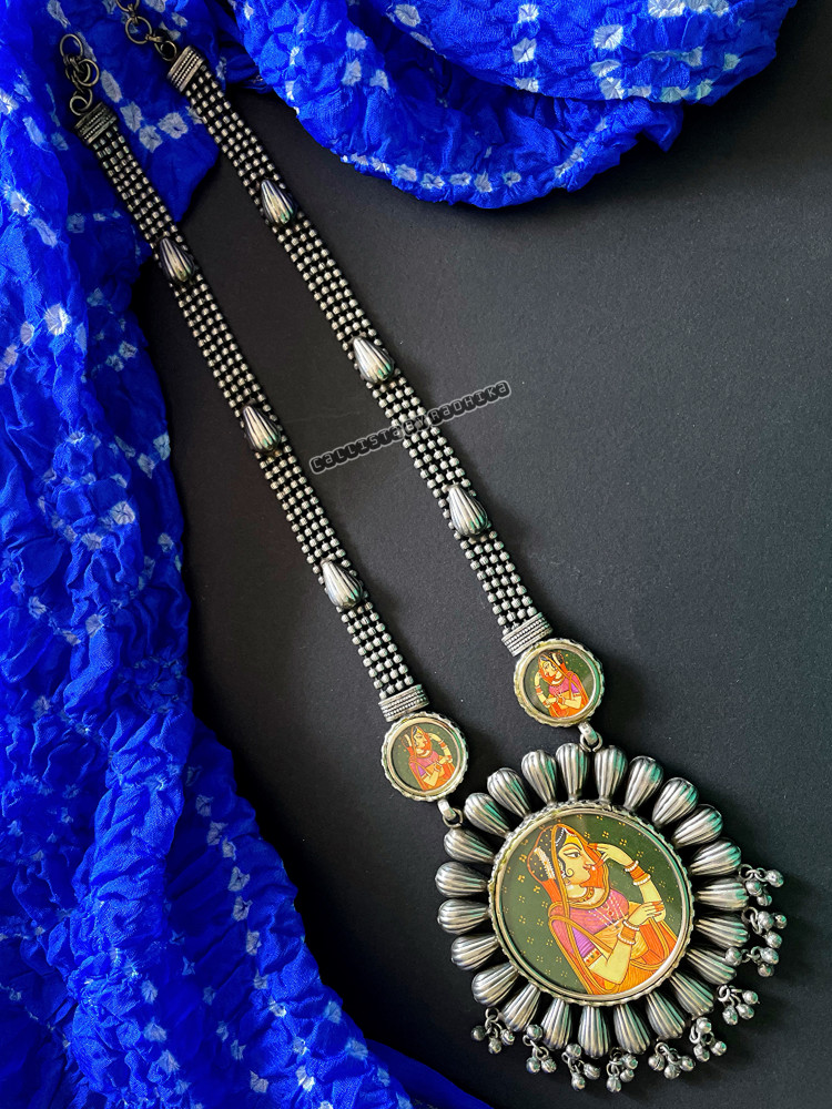 Image of Photo Charm Long Neckpieces (SRN-039)