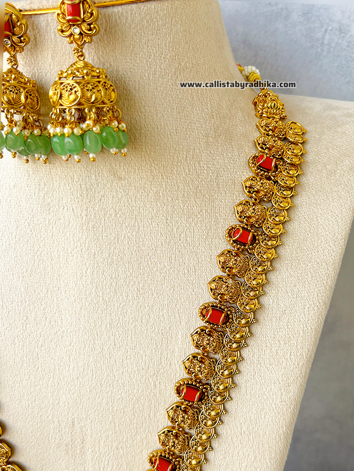 Coral Kaashu Long Necklace