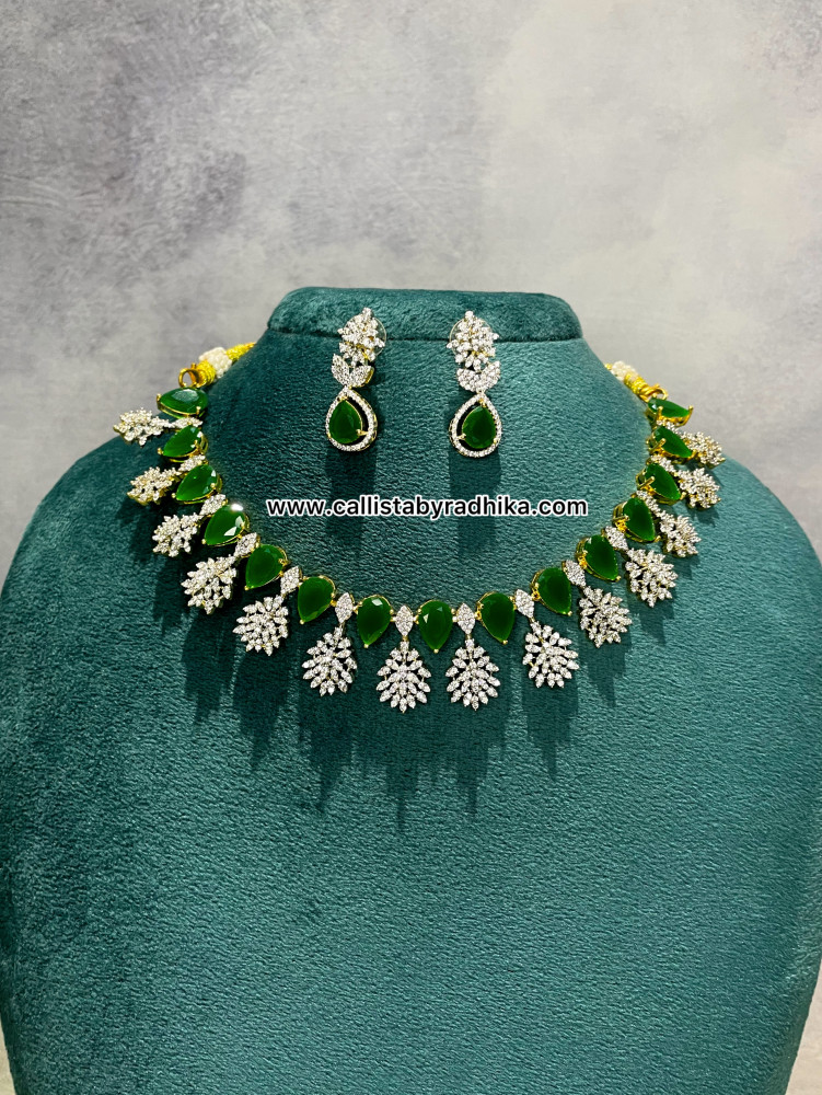 Image of Emerald Green Stone Necklace