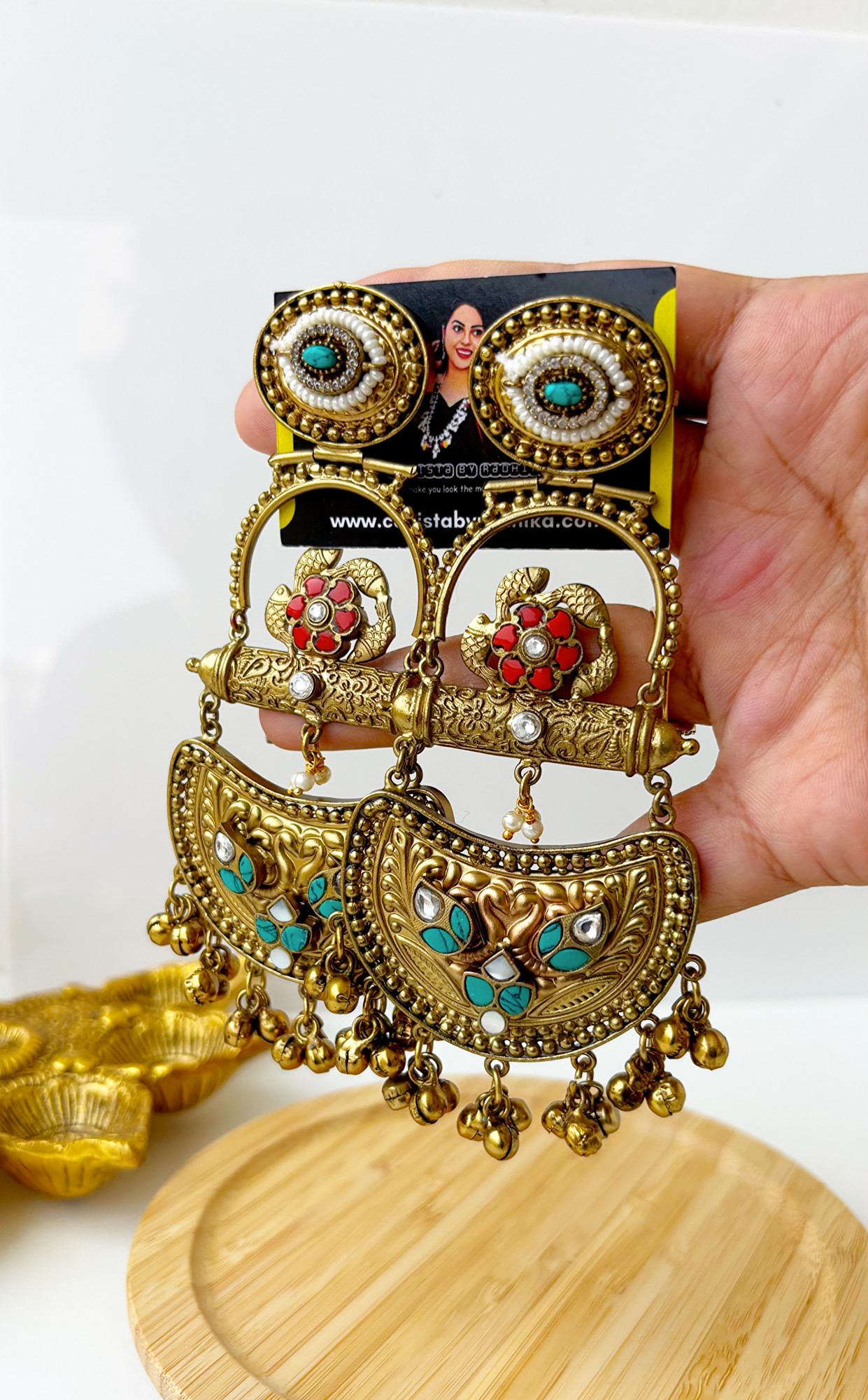 Statement Long Designer Earrings