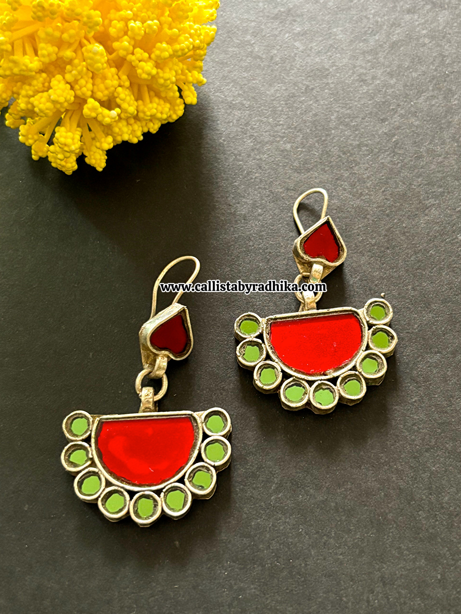 Real Glass Earrings