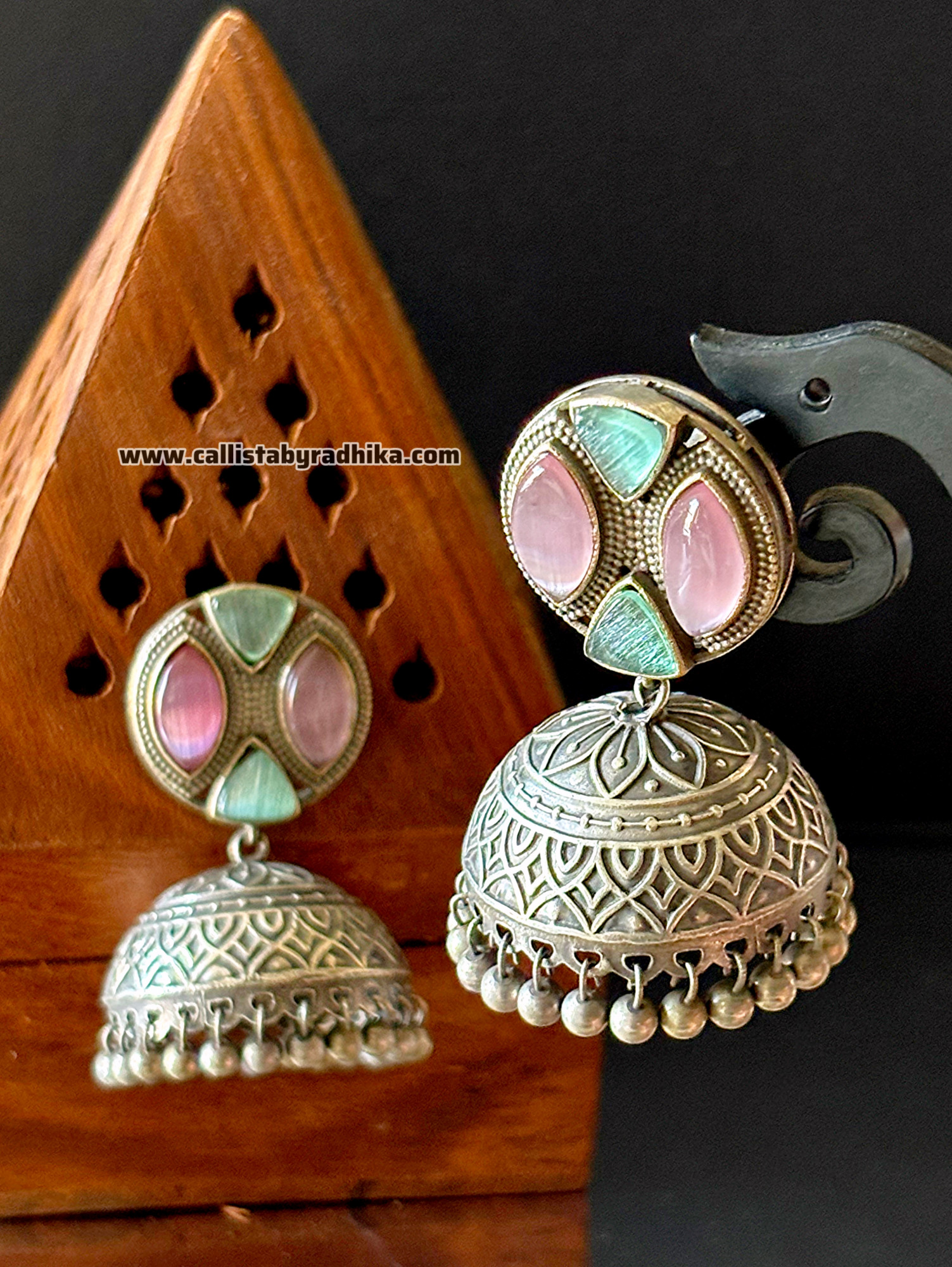 Silver Replica Jhumka