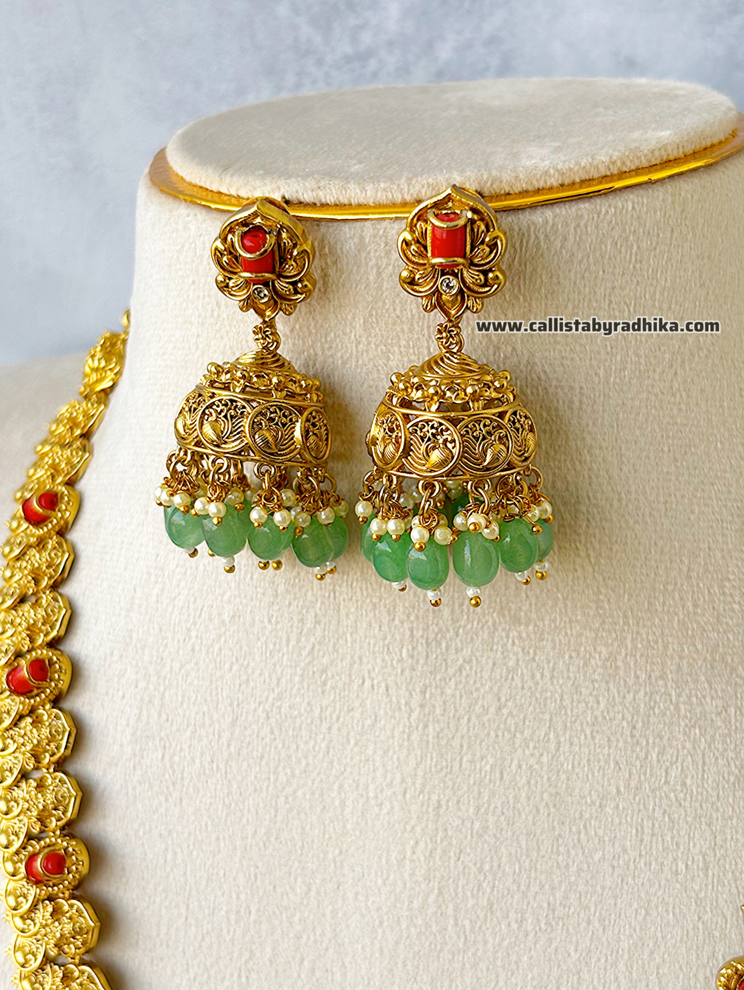 Coral Kaashu Long Necklace