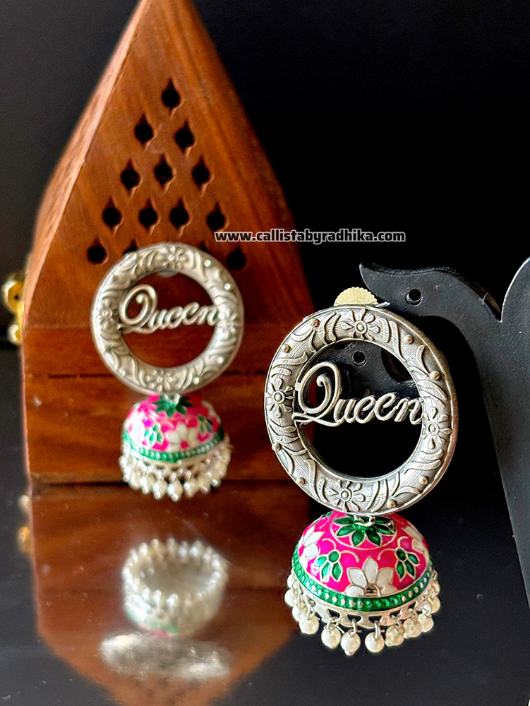 Image of Silver Replica Jhumka