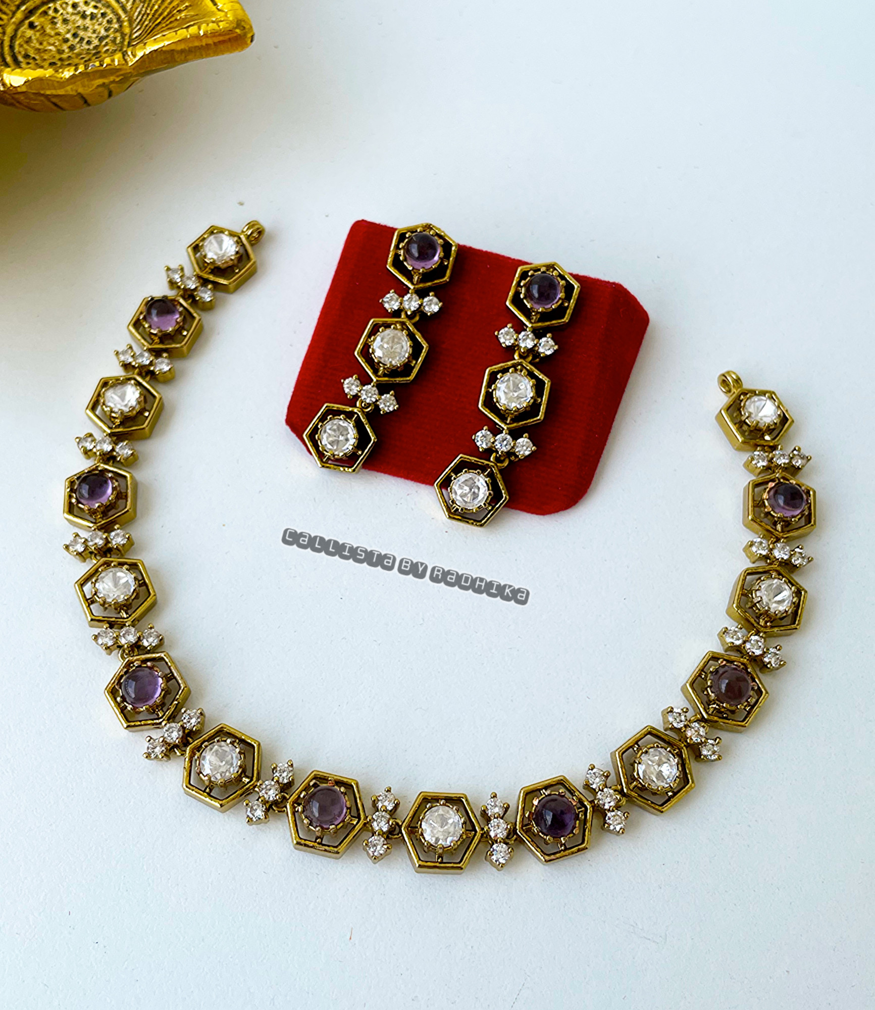 Moissanite Stone Neckpiece (STN-001)