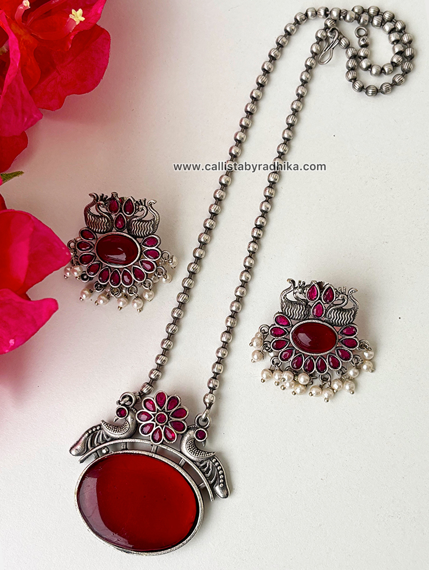 Silver Replica Chain Pendant (10 Colors)