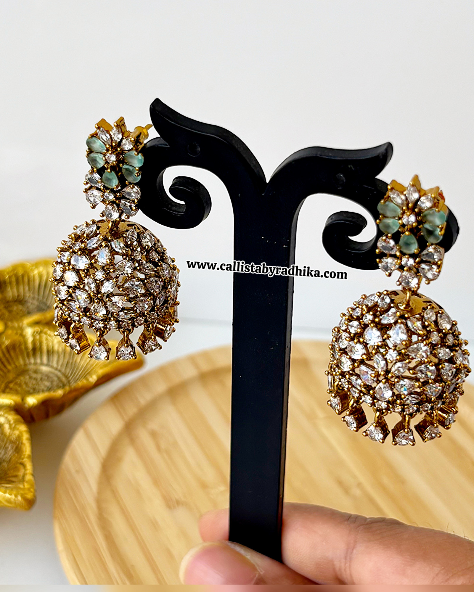 Stone Jhumka