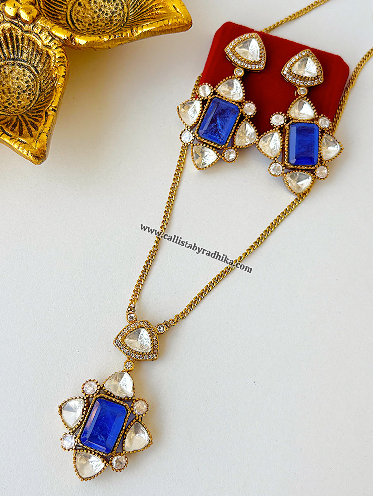 Image of Moissanite Chain Pendant