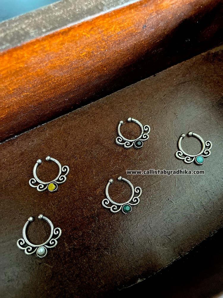 Image of Silver Replica Septum Nosepin