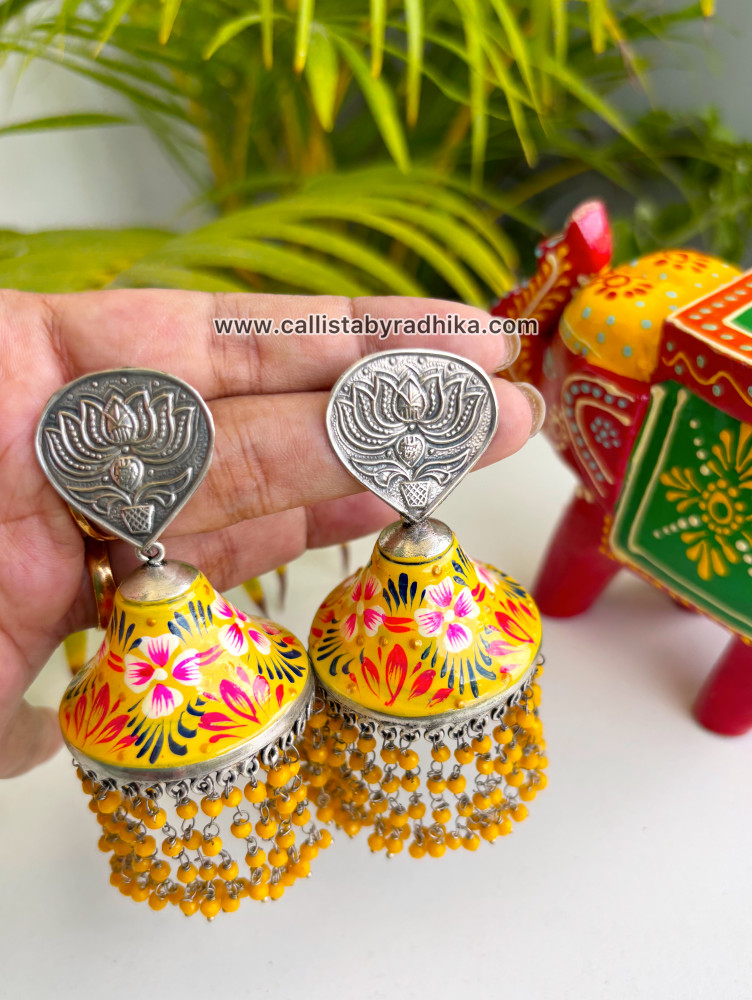 Image of Hand-painted Earrings (HPE-056)
