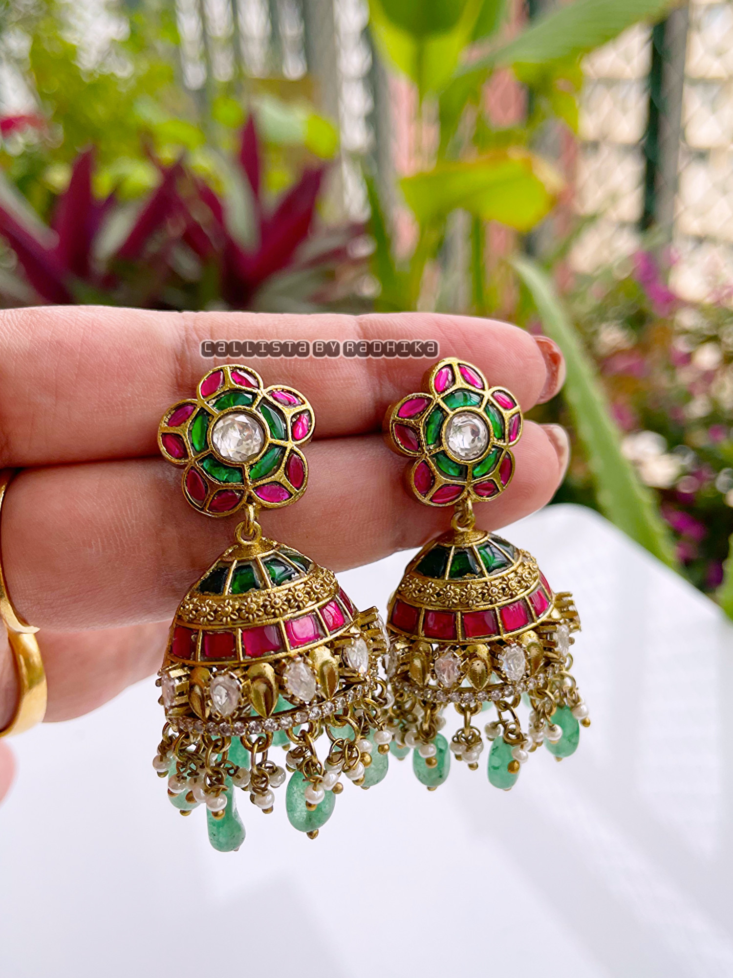 Jadau Kundan Earrings (JDE-052)