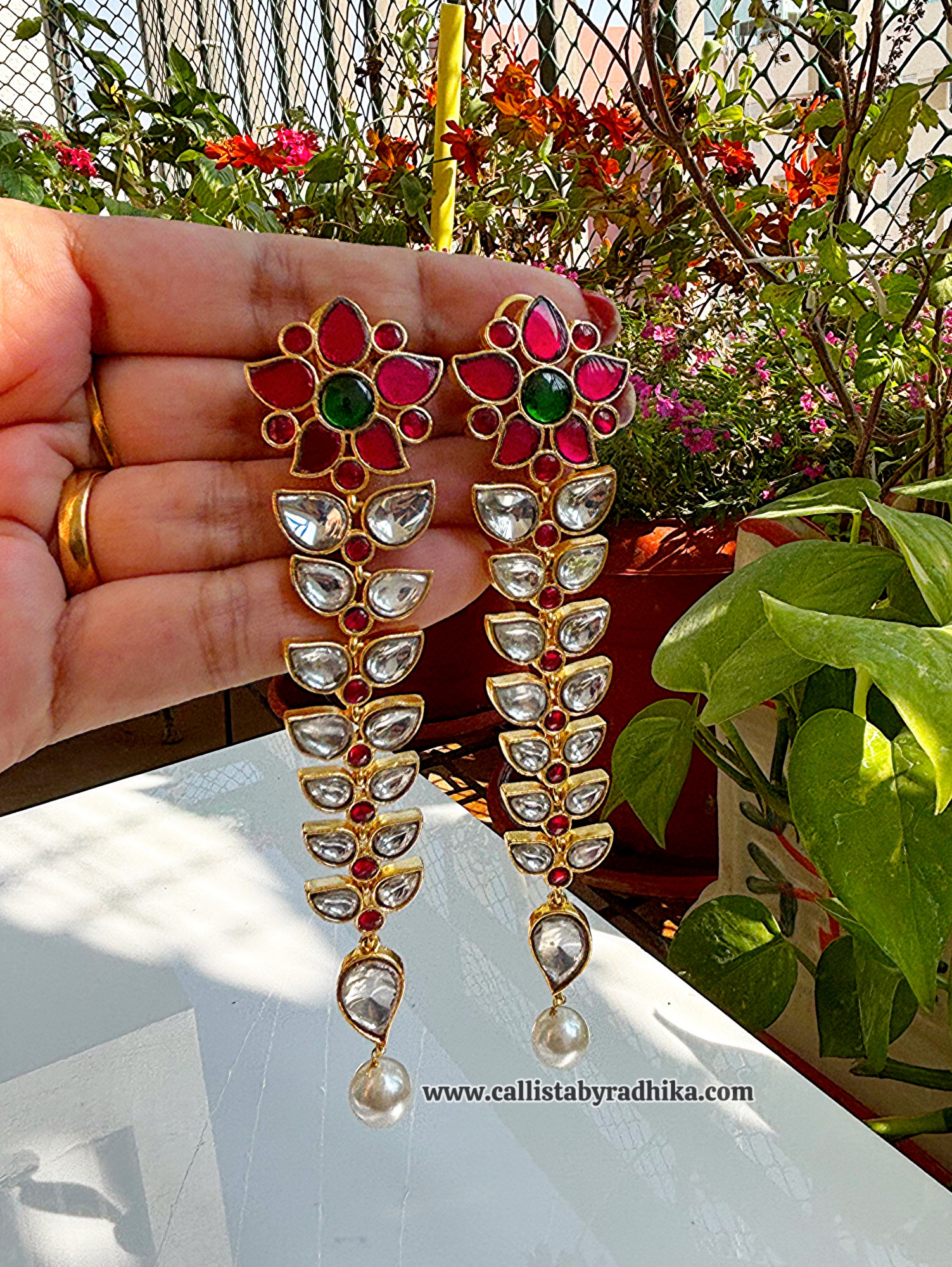 Jadau Kundan Earrings