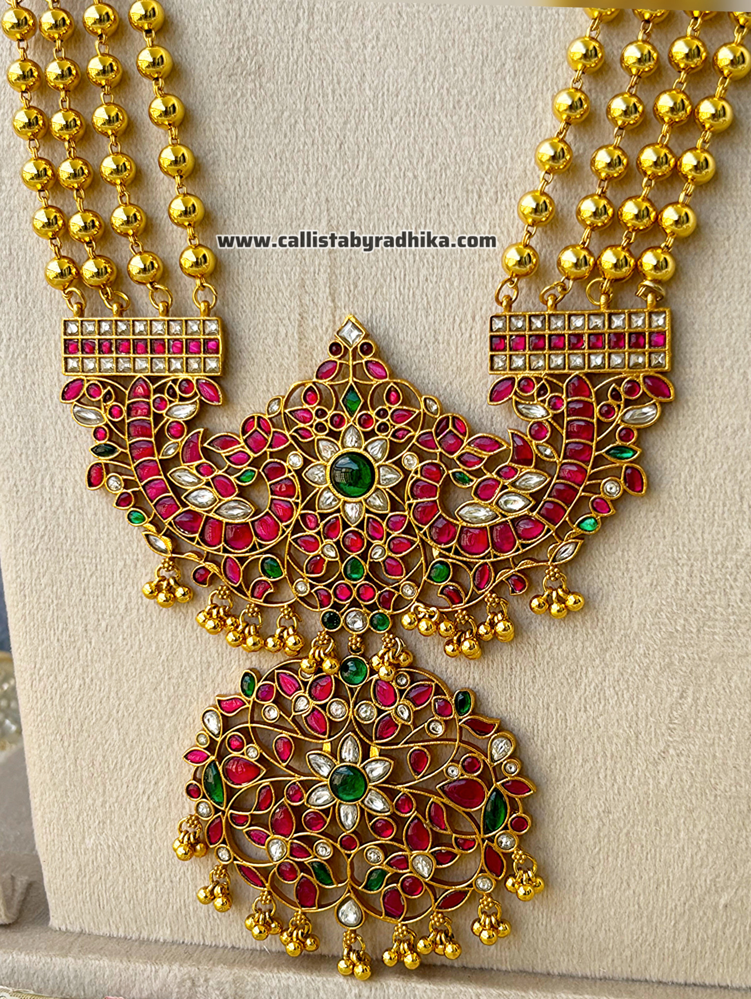 Jadau Kundan Rani Haar