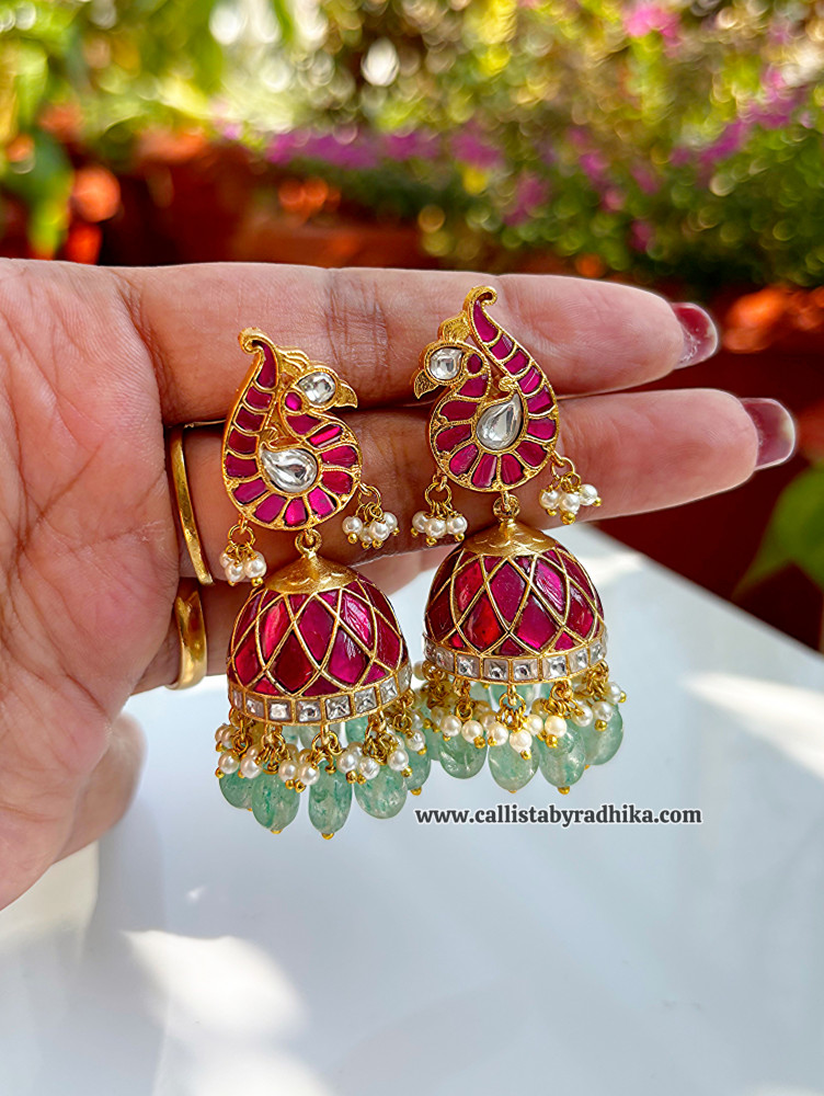 Image of Jadau Kundan Earrings