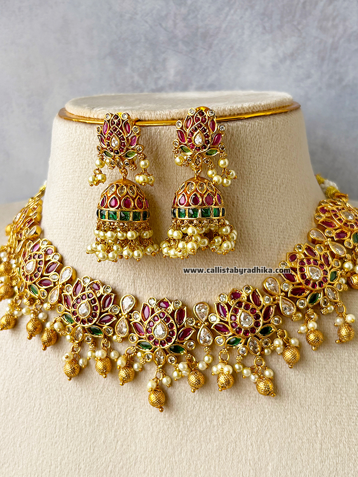 Lotus Stone Neckpiece