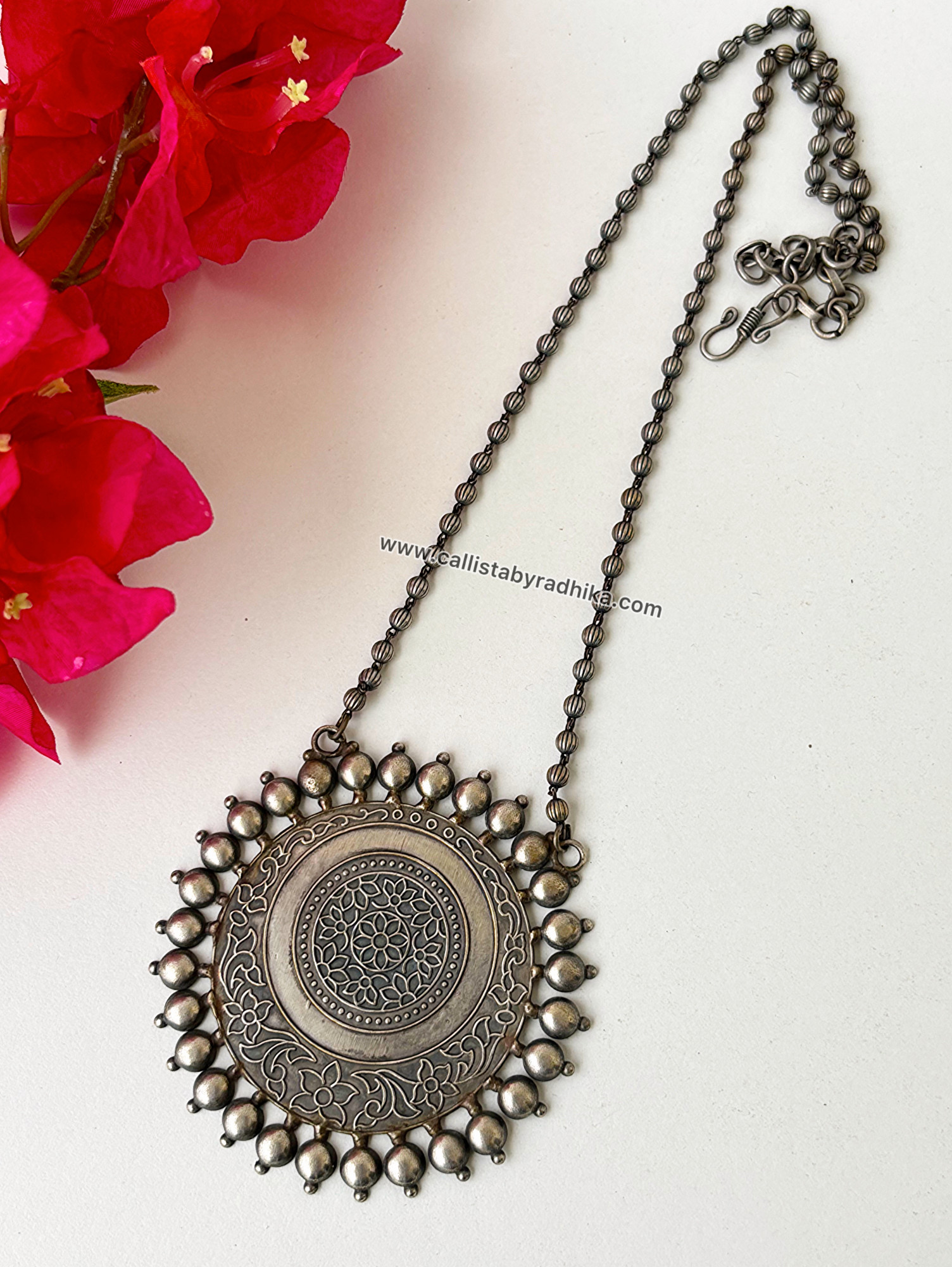 Silver Replica Chain Pendant